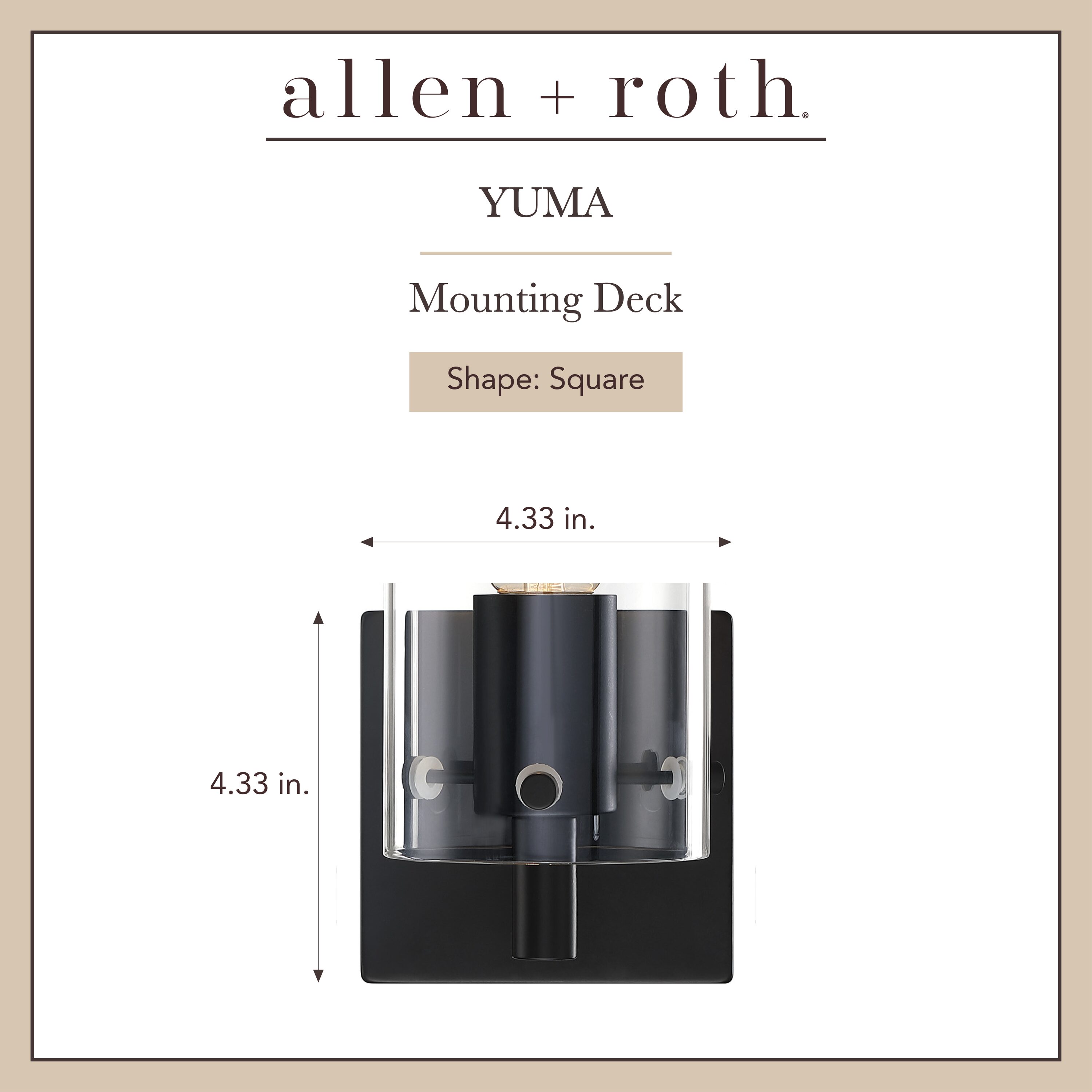 allen + roth FS230332-W1-BK b089995 - View #2