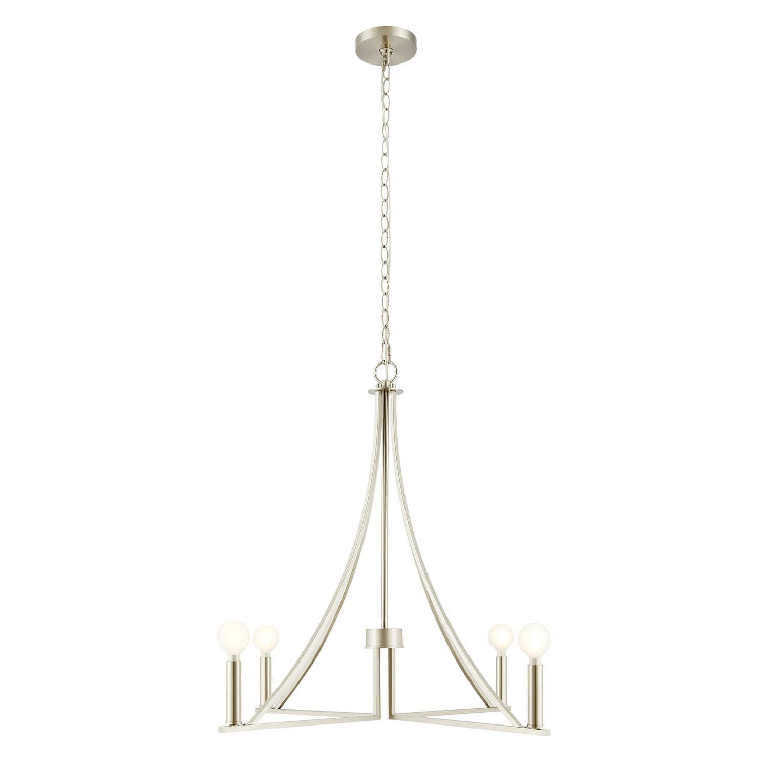 Trade Winds Lighting TW19378BN Chandelier in Brushed Nickel