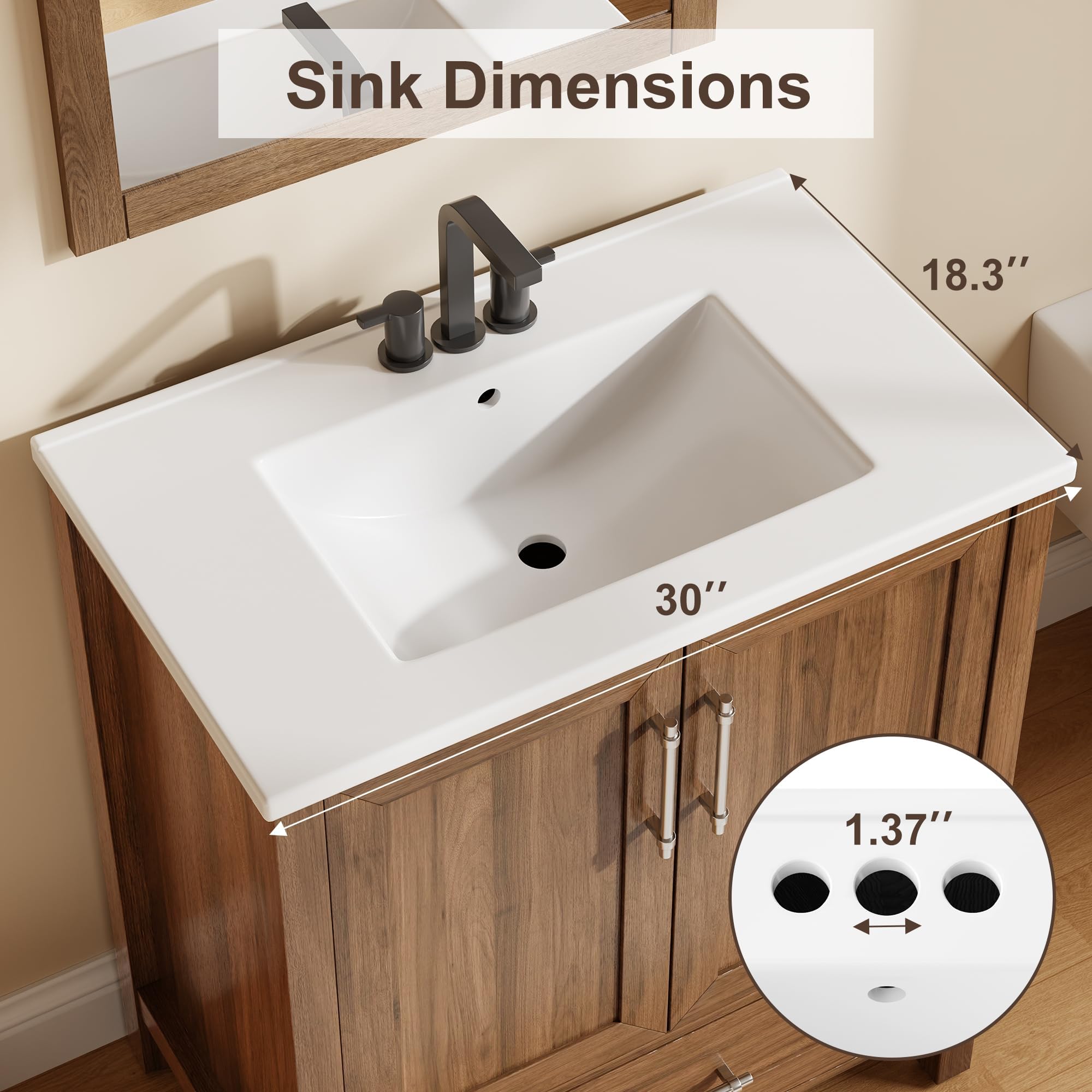 GarveeLife CLJMJRPXDLV0L7B Bath-Vanity-Combo - View #4