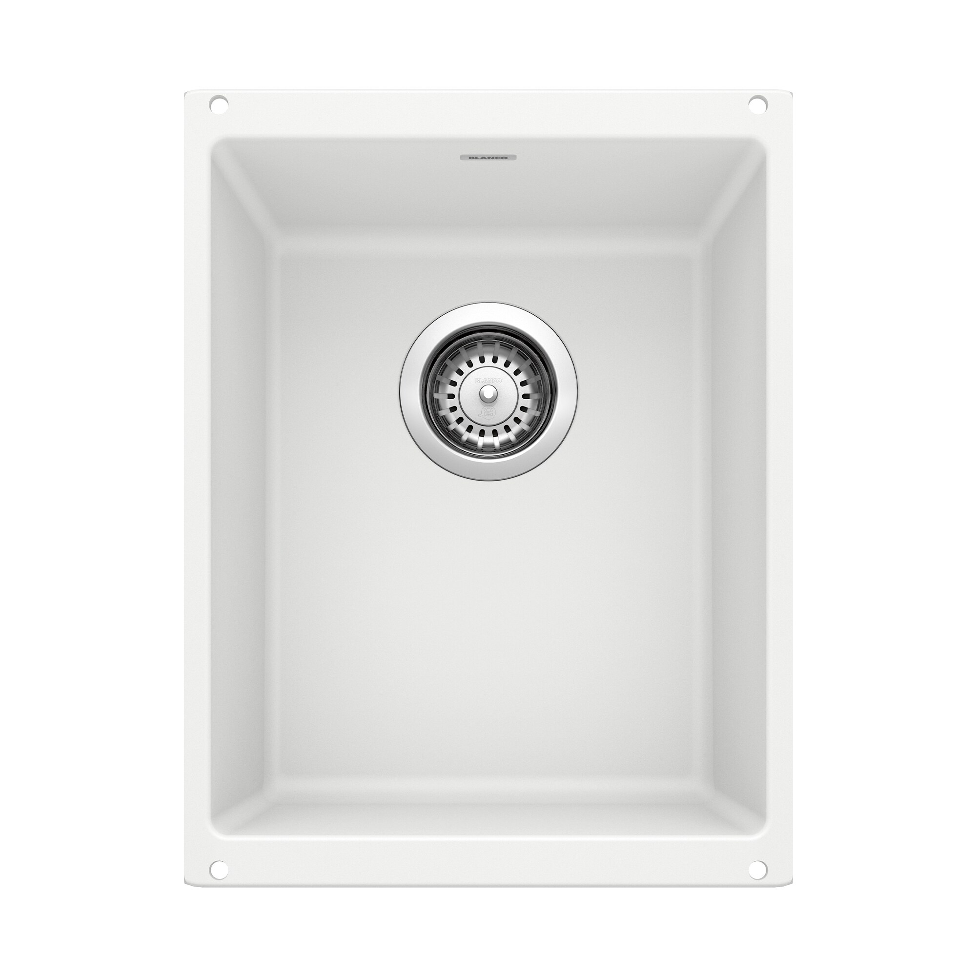BLANCO 513422 Precis 13.75-in L x 18.11-in W Granite No Faucet Hole Undermount Residential Bar Sink