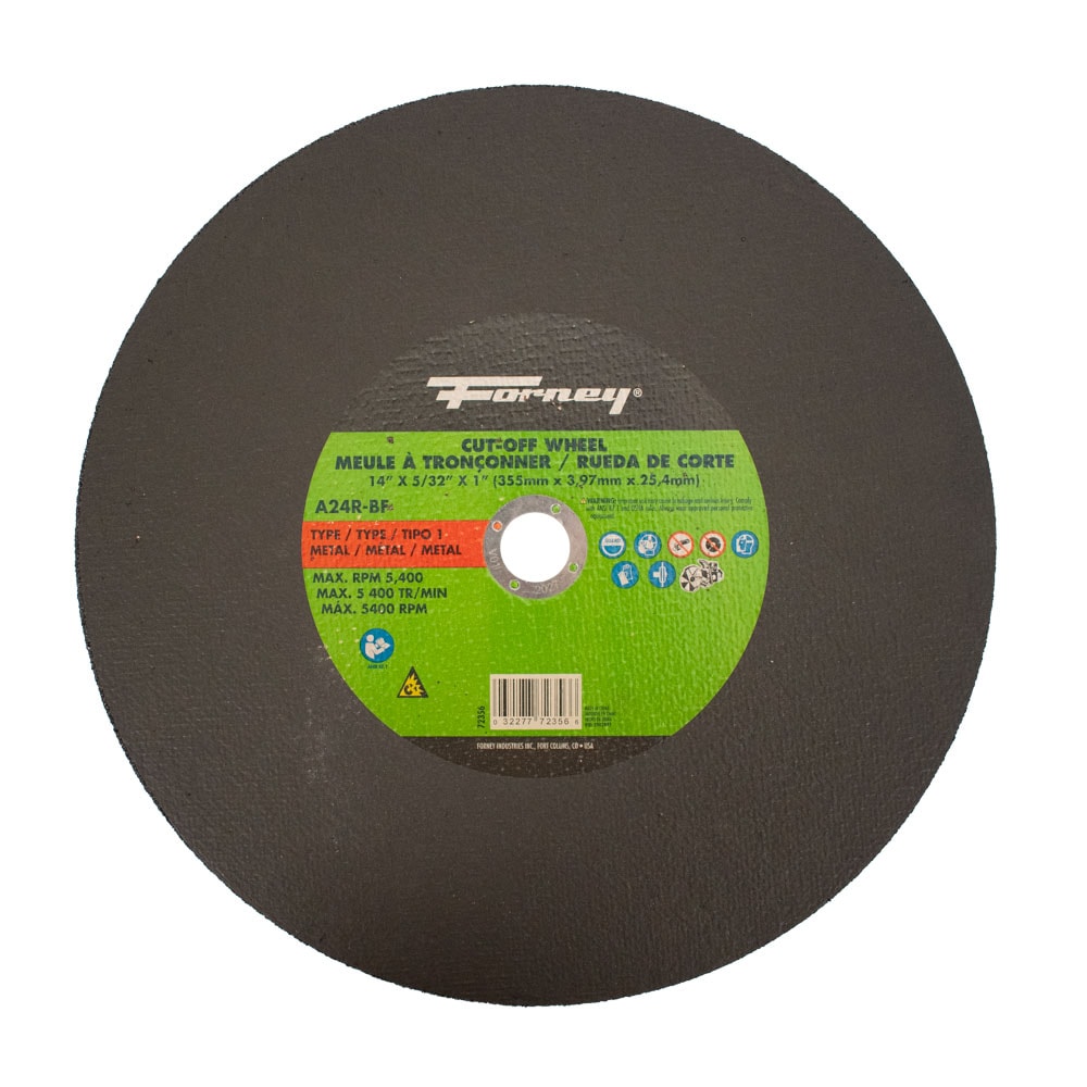 Forney Cutting Wheel 14-in Aluminum oxide Cutting/Grinding wheel