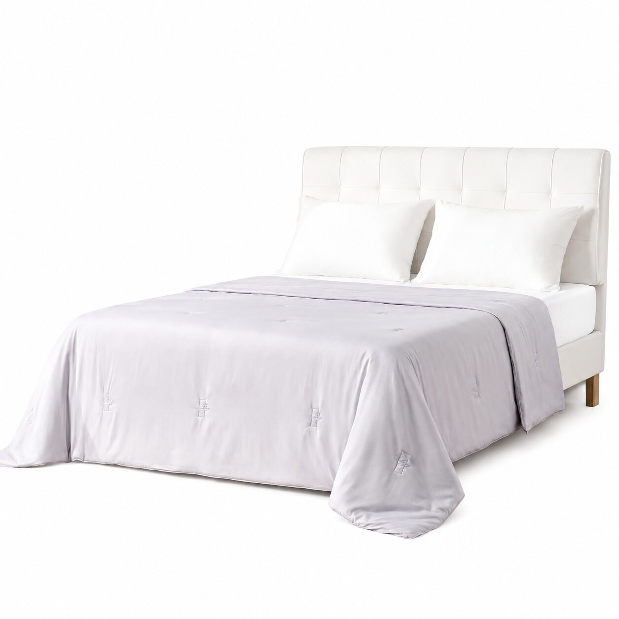 Etokfoks  Purple Cooling Comforter Full Queen 90 x 90 in Bamboo Viscose Fill Lightweight Breathable Bedding