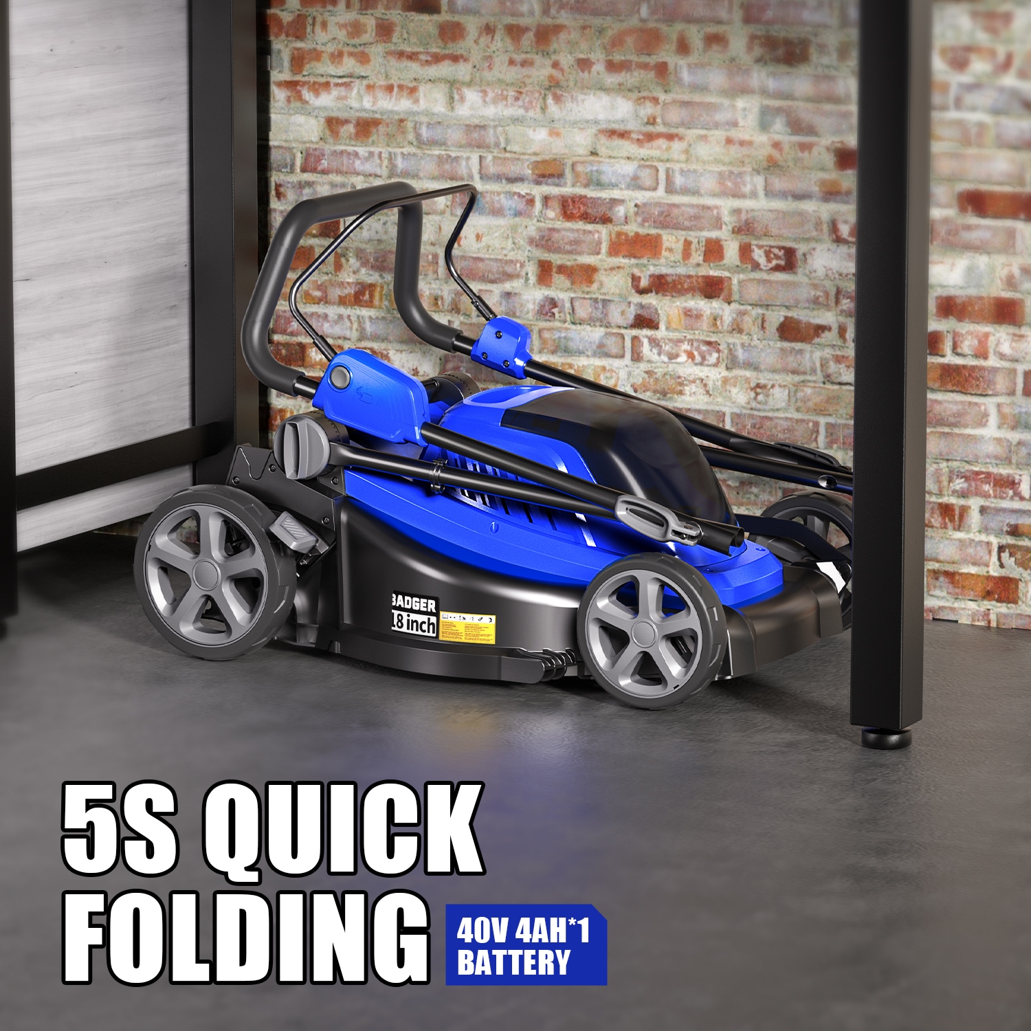 Wild Badger Power WB40V18PLM Cordless-Elec-Push-Mowers - View #6