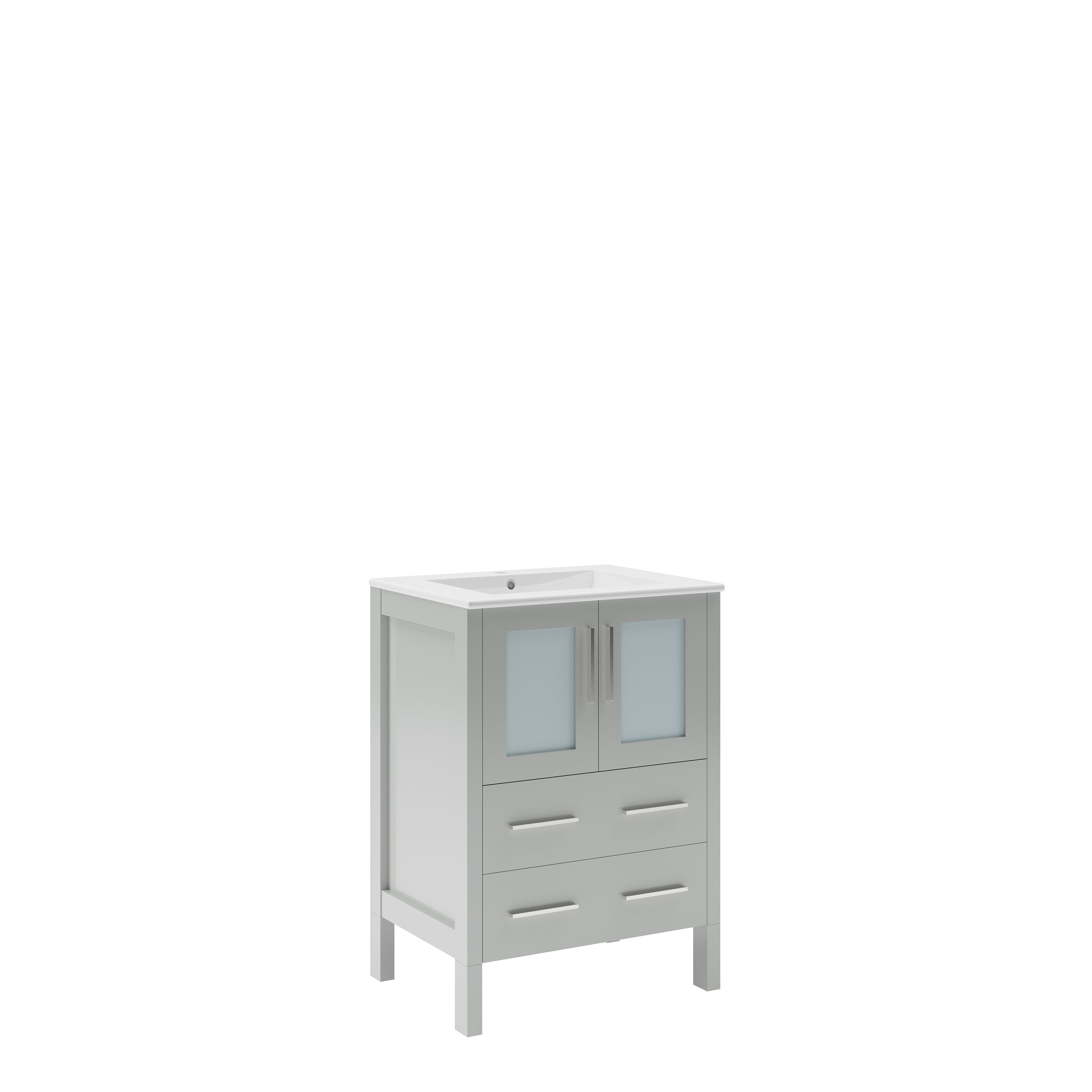 Fresca FCB6224GR-I Bath-Vanity-Combo - View #2
