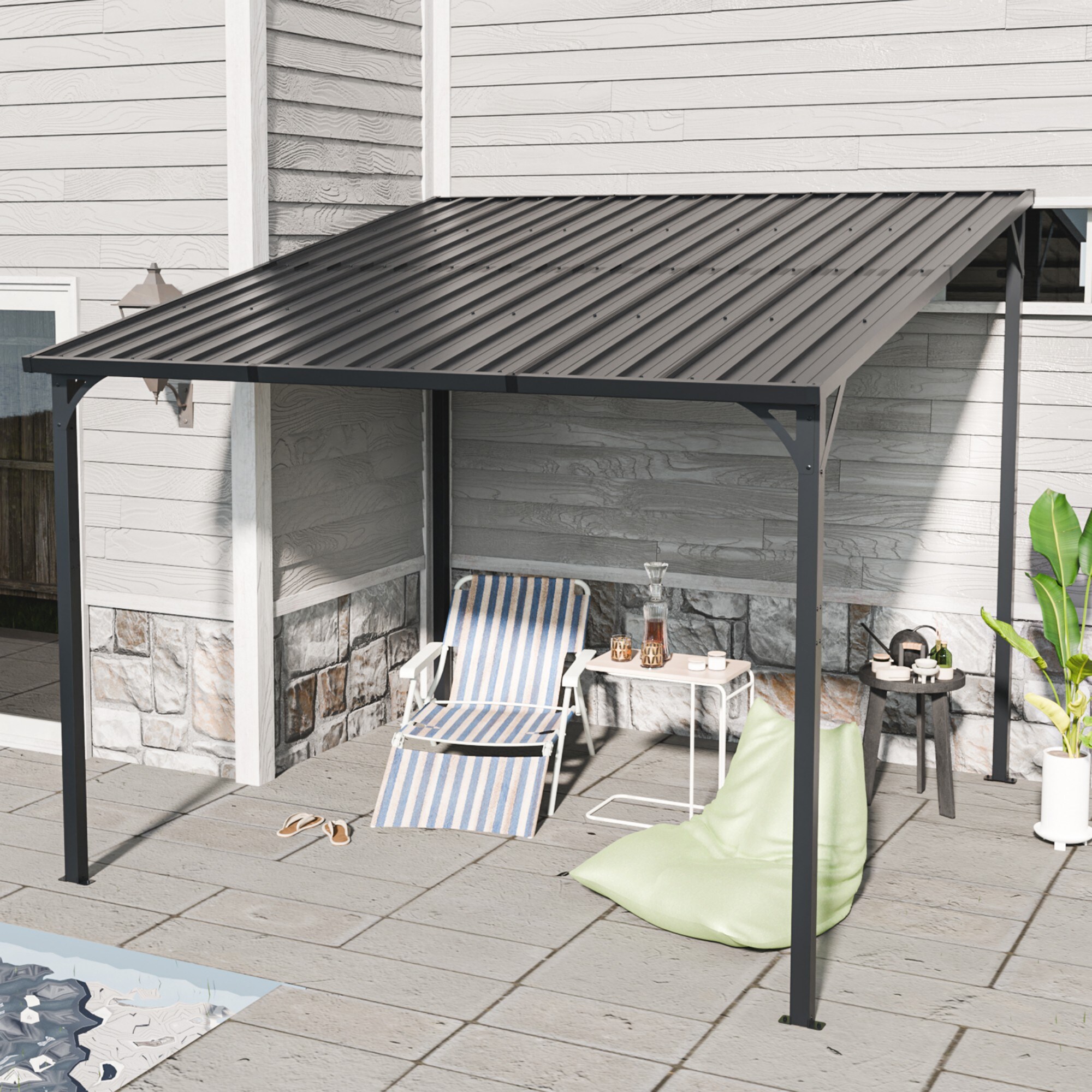 ToolCat LS1-137-HWP Wood-Resin-Gazebos - View #9