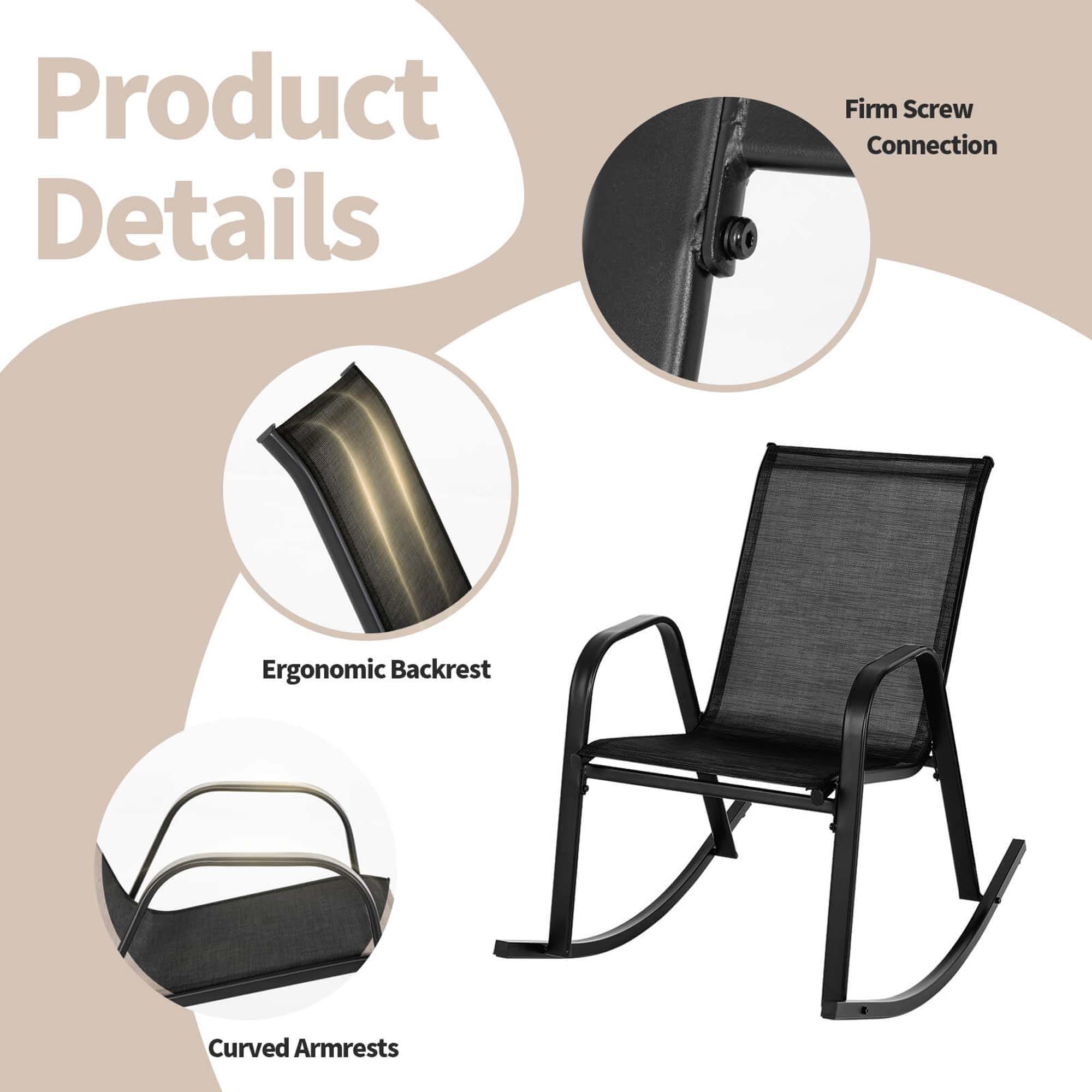 Costway HCST02154 Patio-Chairs - View #7