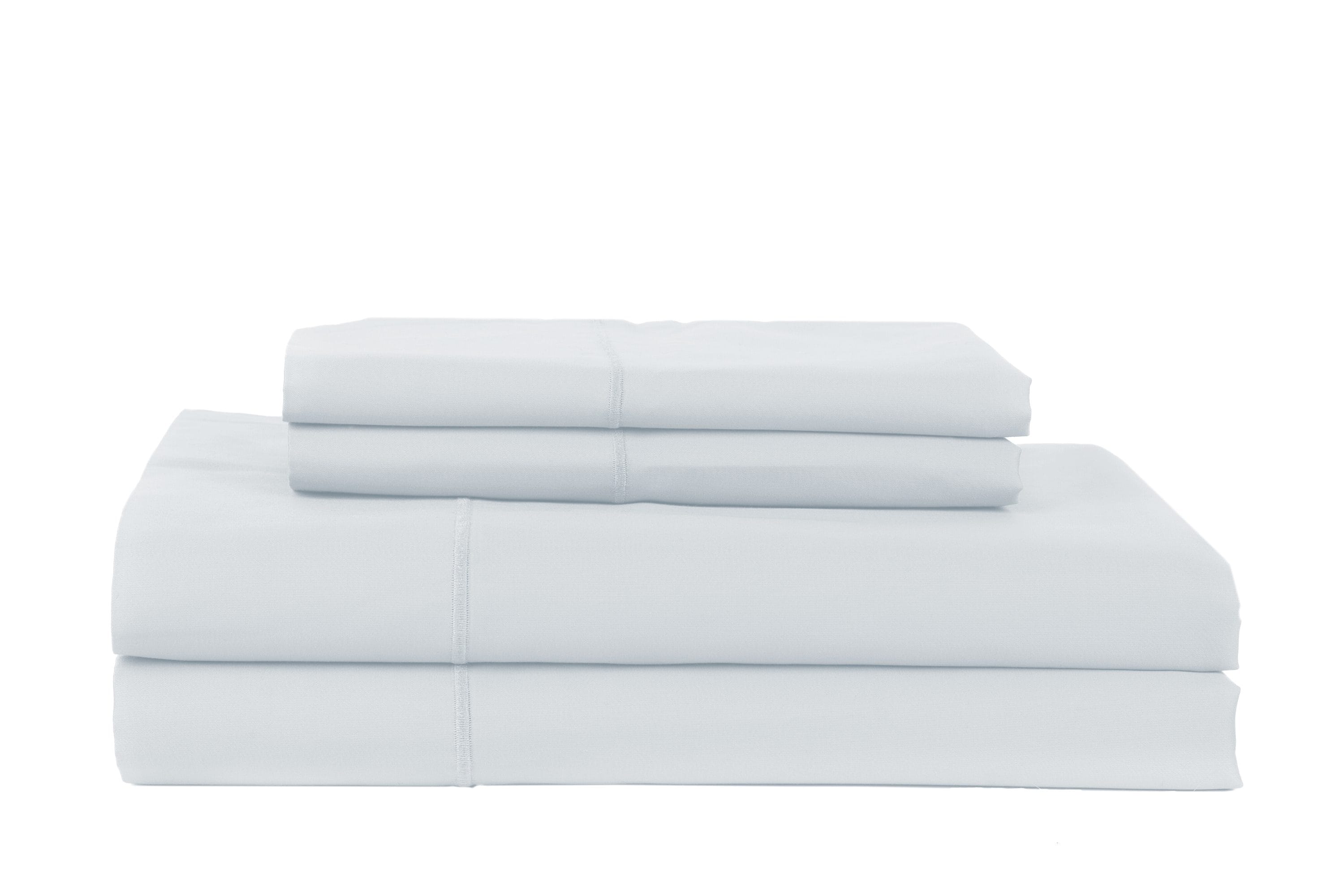  HC-500K-PL-SAT-LBL King 500 -Thread Count Cotton Light blue Bed Sheet Set