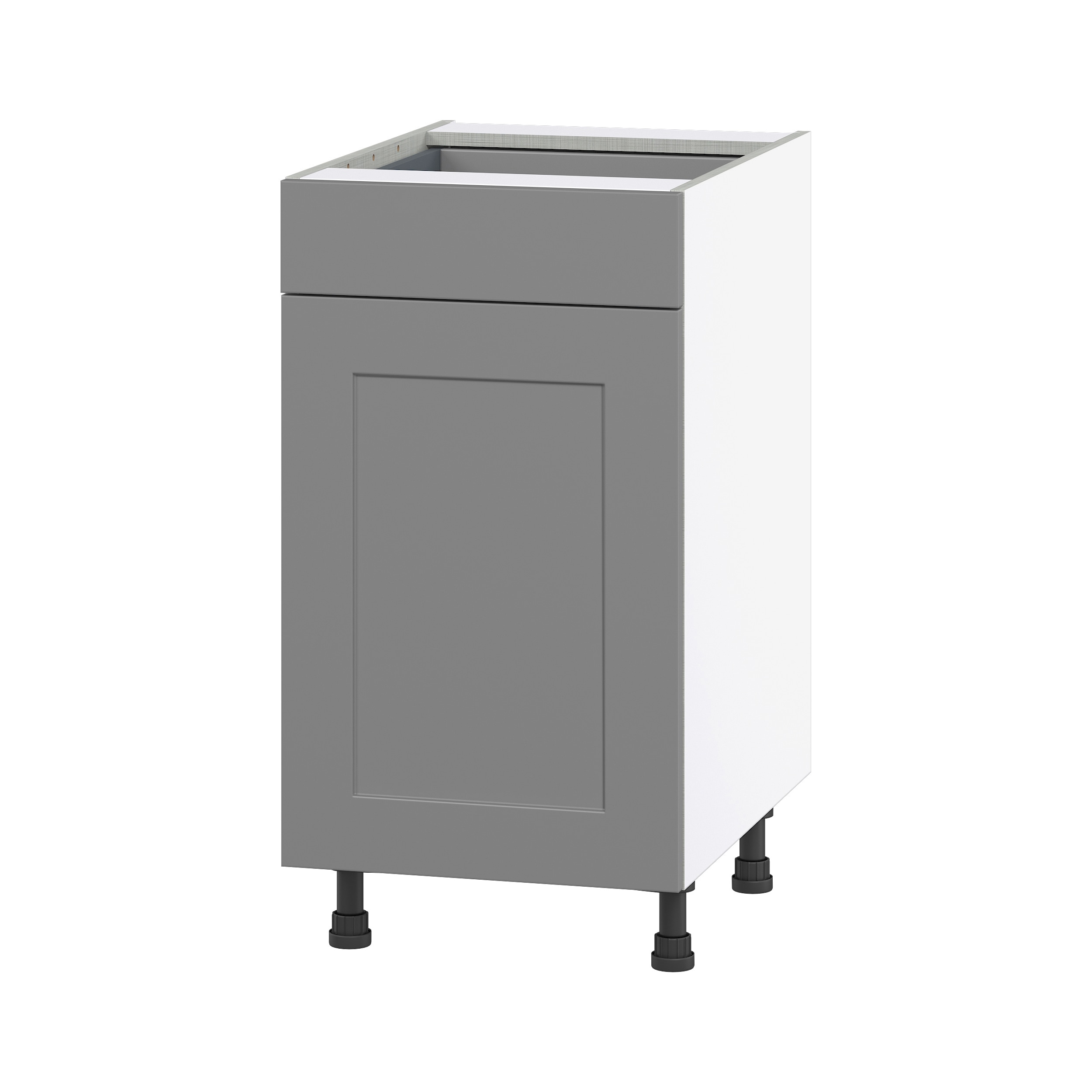 Hugo&Borg Beaumont 18-in W x 34.5-in H x 24-in D Slate Gray Door and ...