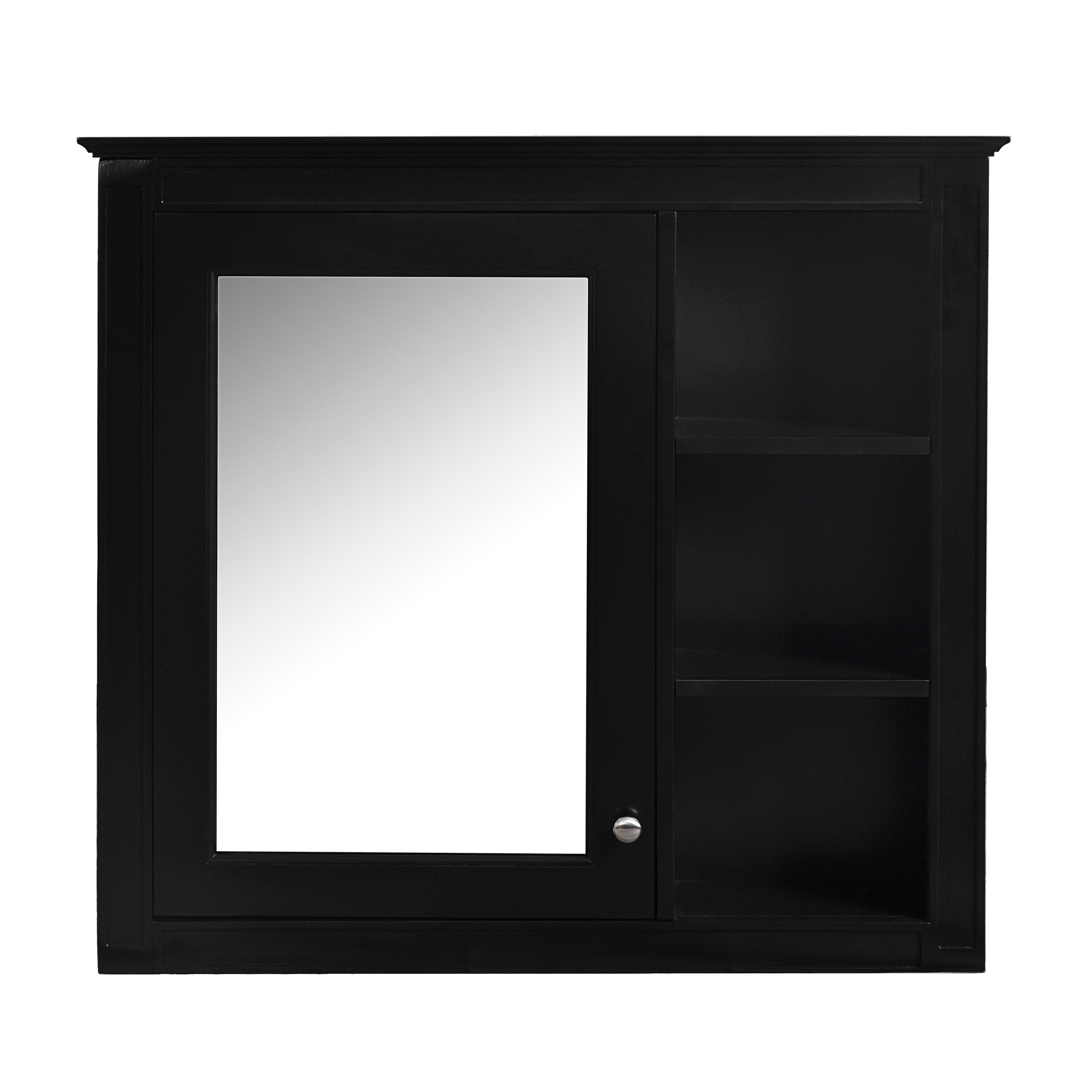 Hrinhom BA02-BLACK Bathroom-Medicine-Cabinets - View #5