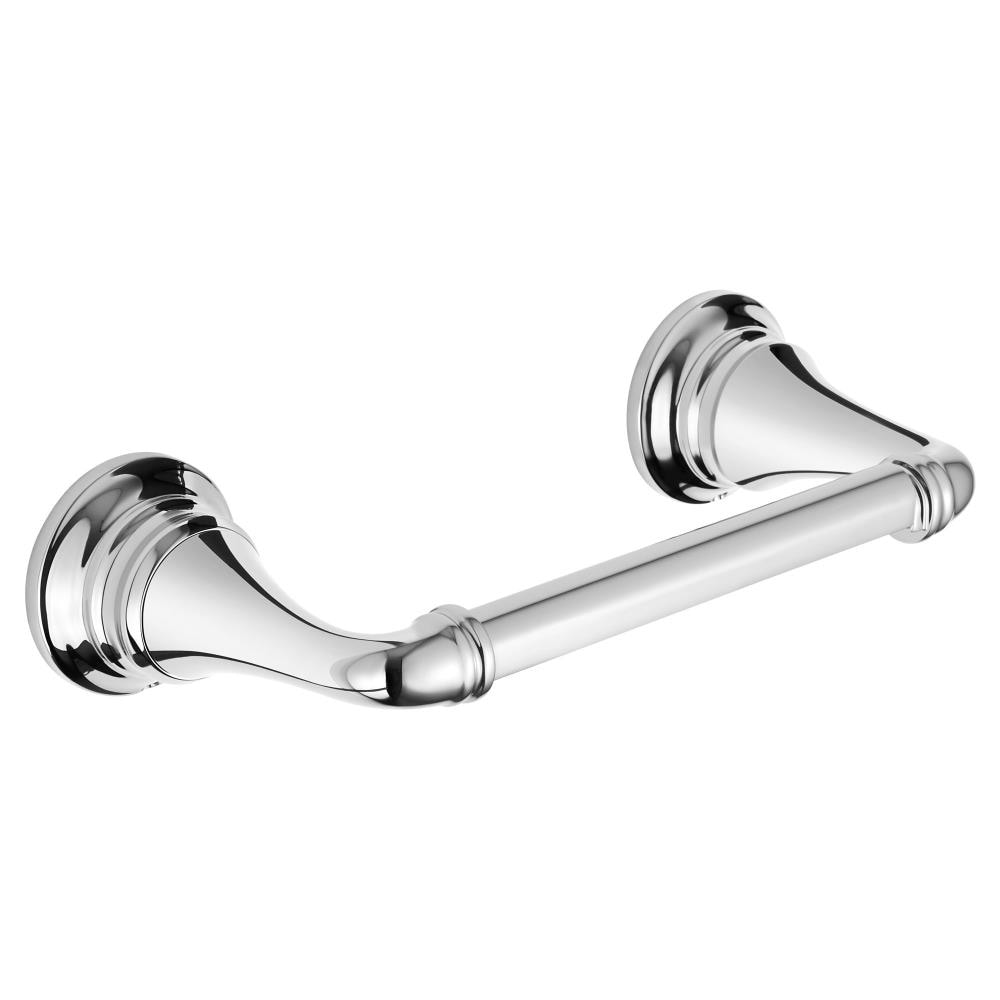 American Standard 7052230.002 Delancey Polished Chrome Wall mount Pivot Toilet Paper Holder 1 -Rolls with Storage