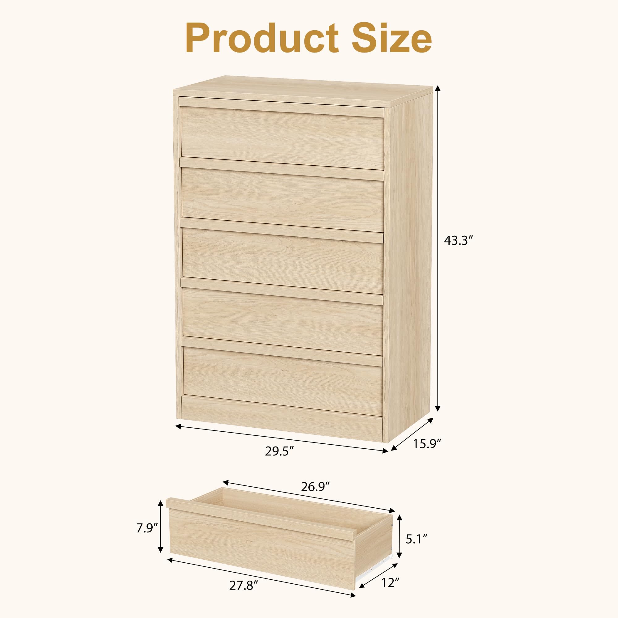 GarveeLife CLJ-7TDLDG-O30GHJ dressers - View #2