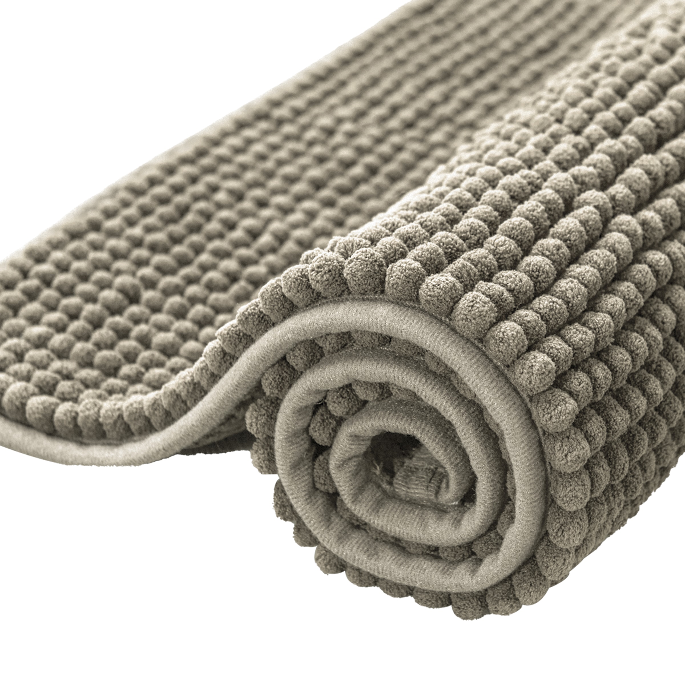 Non-Slip Microfiber Bath Mat Super Absorbent Rug Soft Carpet 3 Colors 24 x 16" 