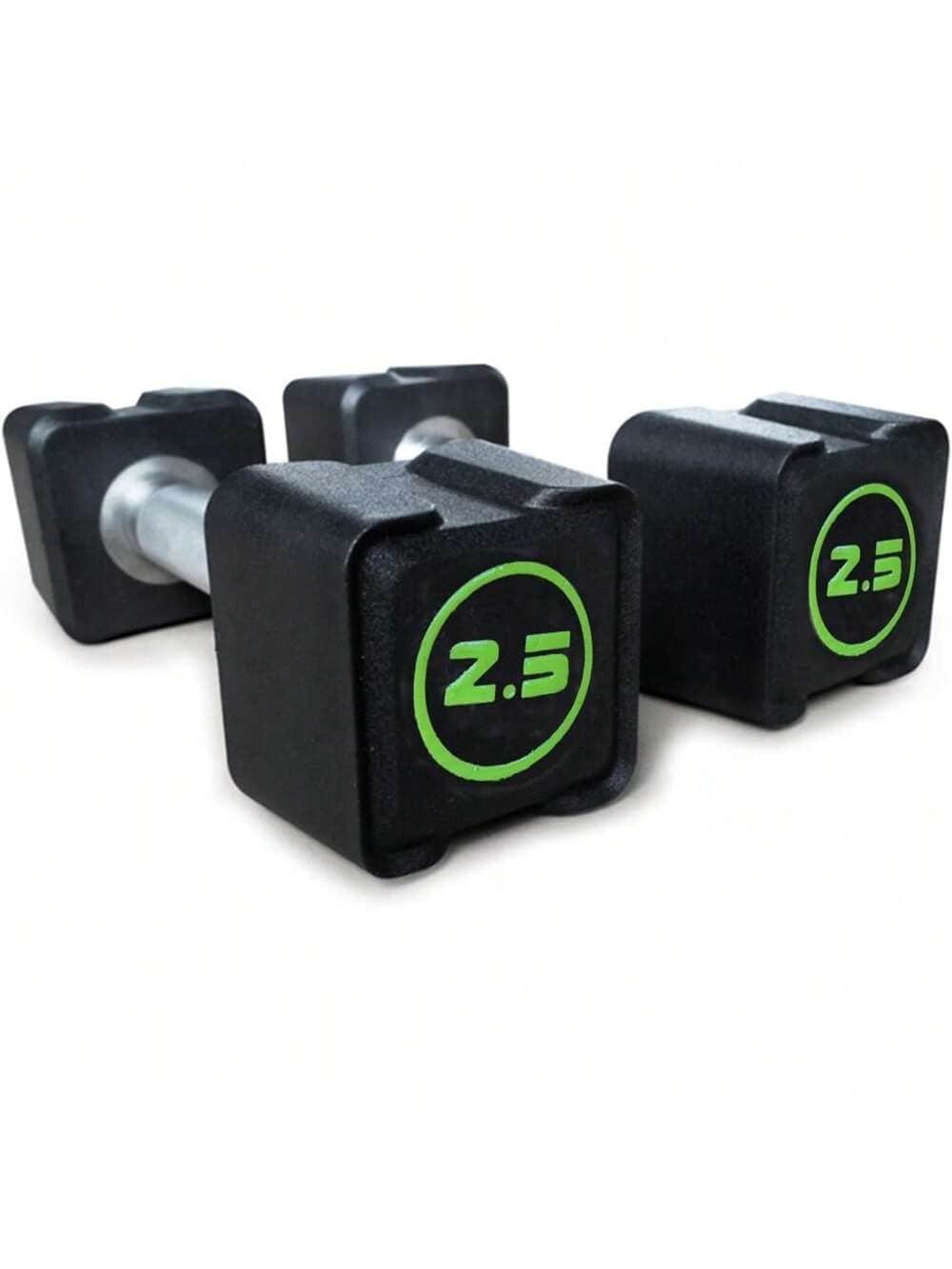 Qeetex BY-POU-0A78J0F6 Dumbbells Pair Hand Weights Set Of 2 - Easy Grip - Square Dumbbell For Men And Women Home Gym Exercise Equipment For Workouts Fitness Strength Training