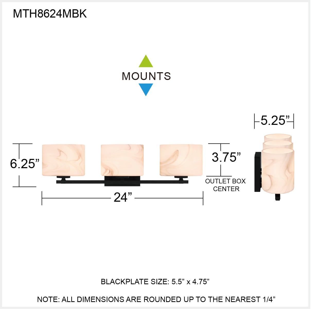Quoizel MTH8624MBK b089995 - View #6