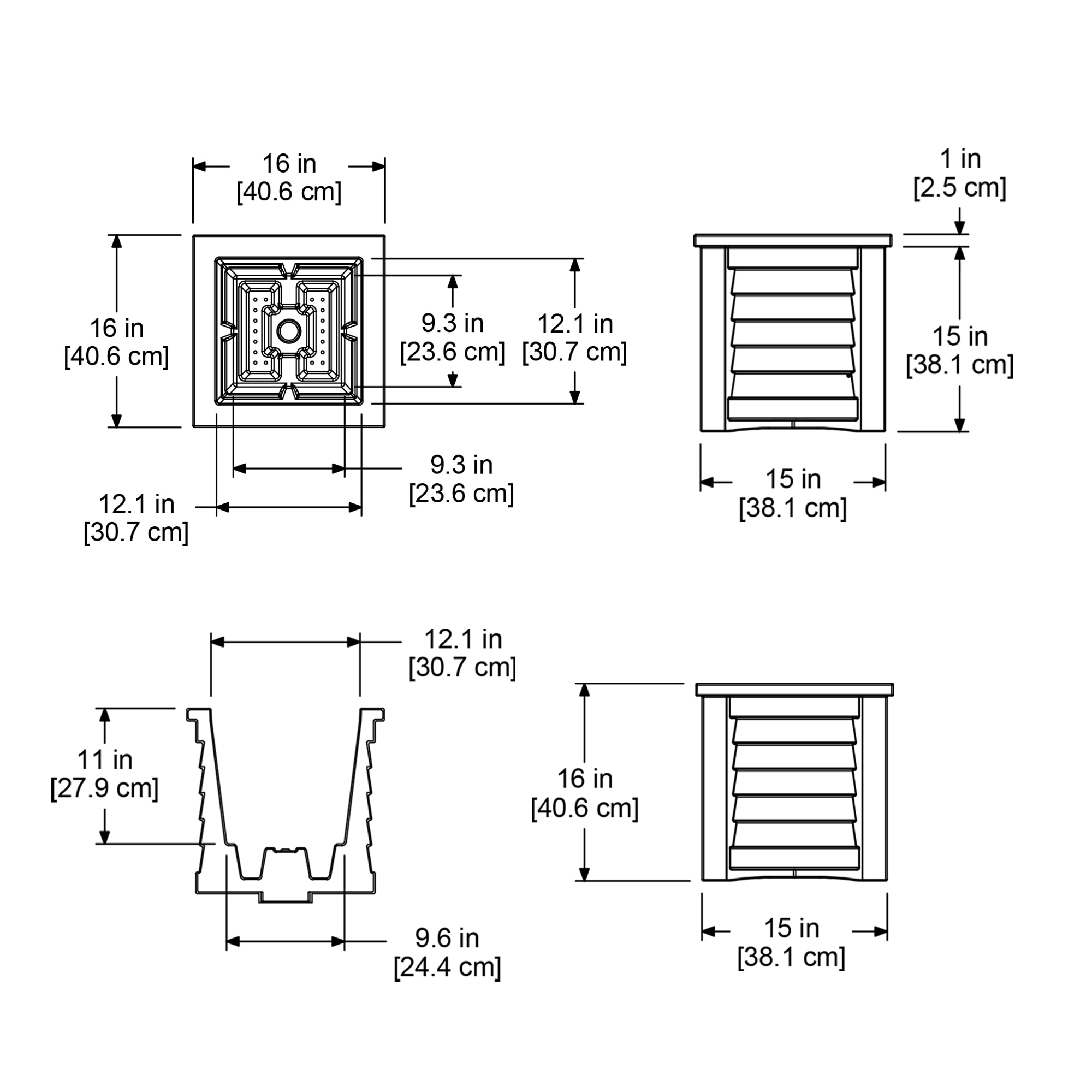 Mayne 5866-CBR Planter-Window-Box - View #6