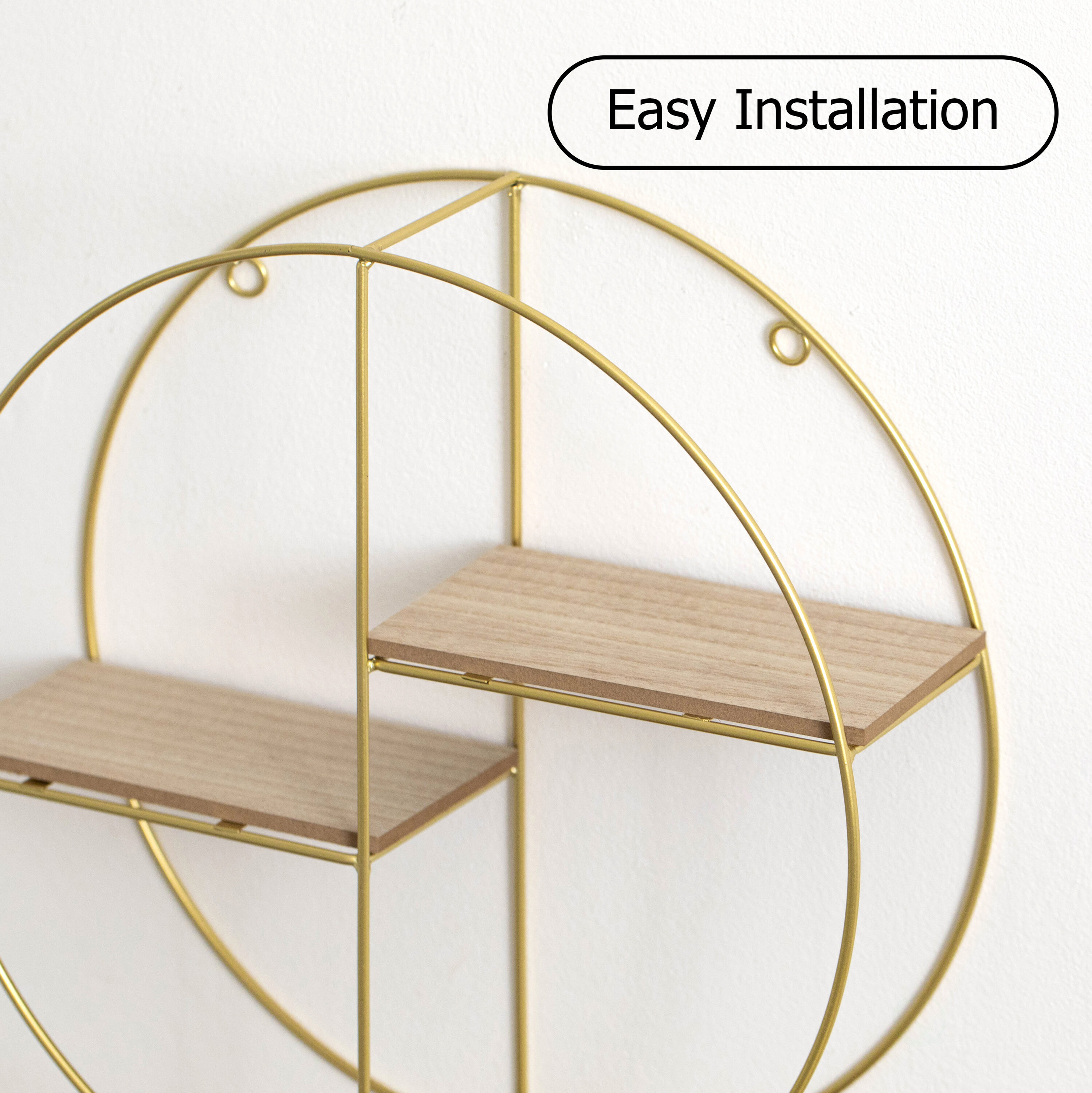 Vintiquewise QI004691.2GD Wall-Mounted-Shelving - View #5
