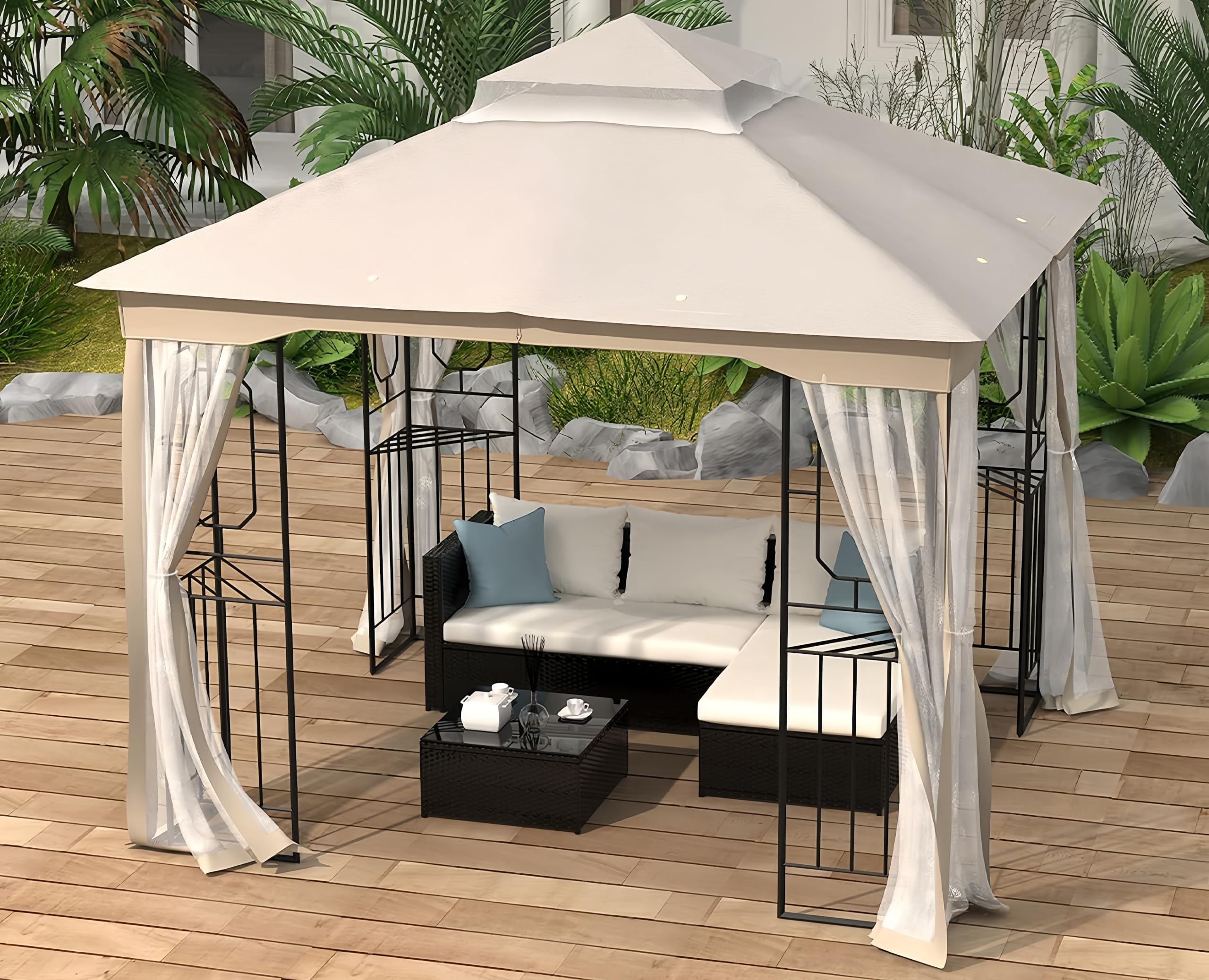 10 x 8 gazebo canopy best sale