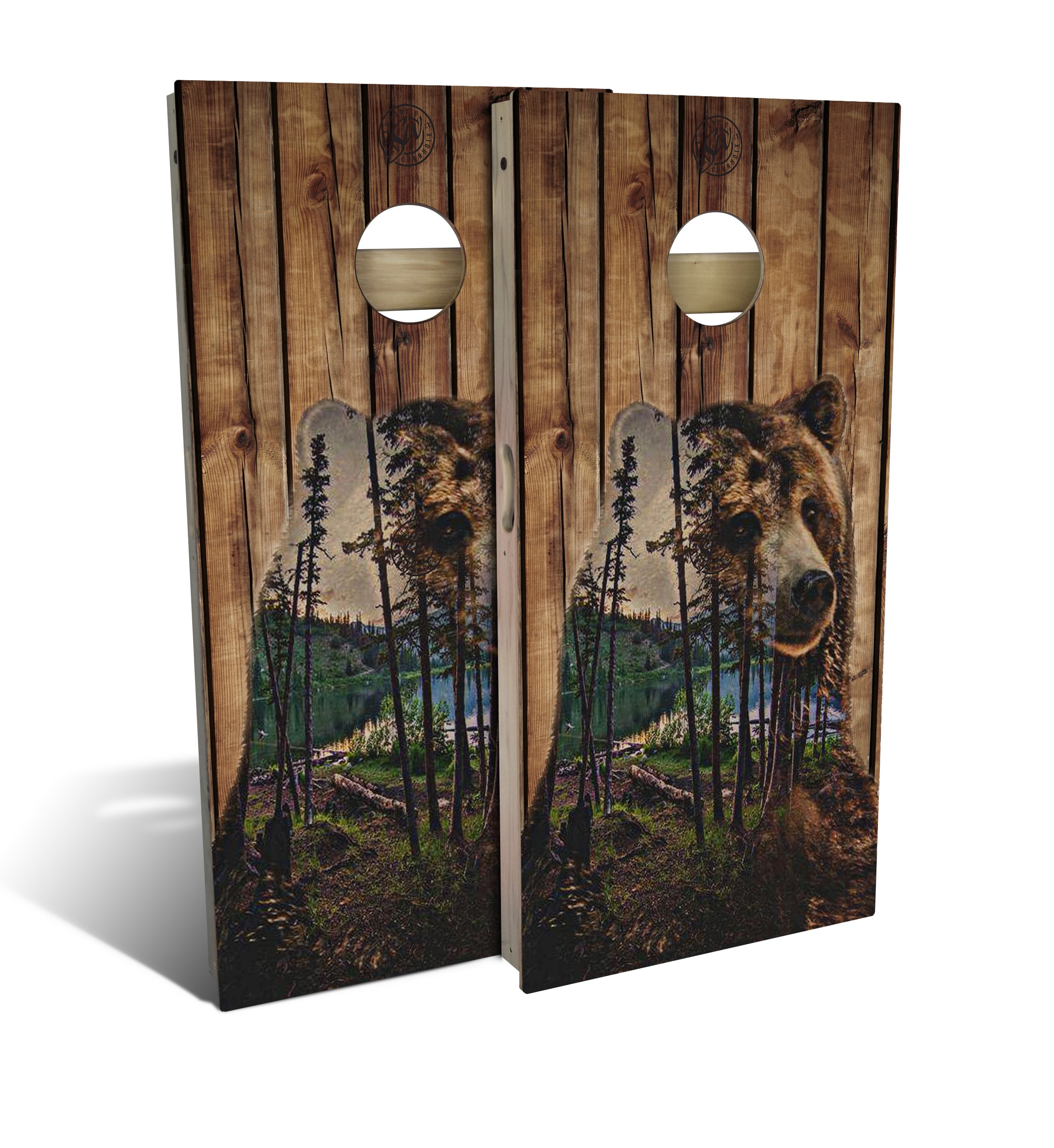 Slick Woody's TRB1554 Indoor/Outdoor Wood Corn Hole