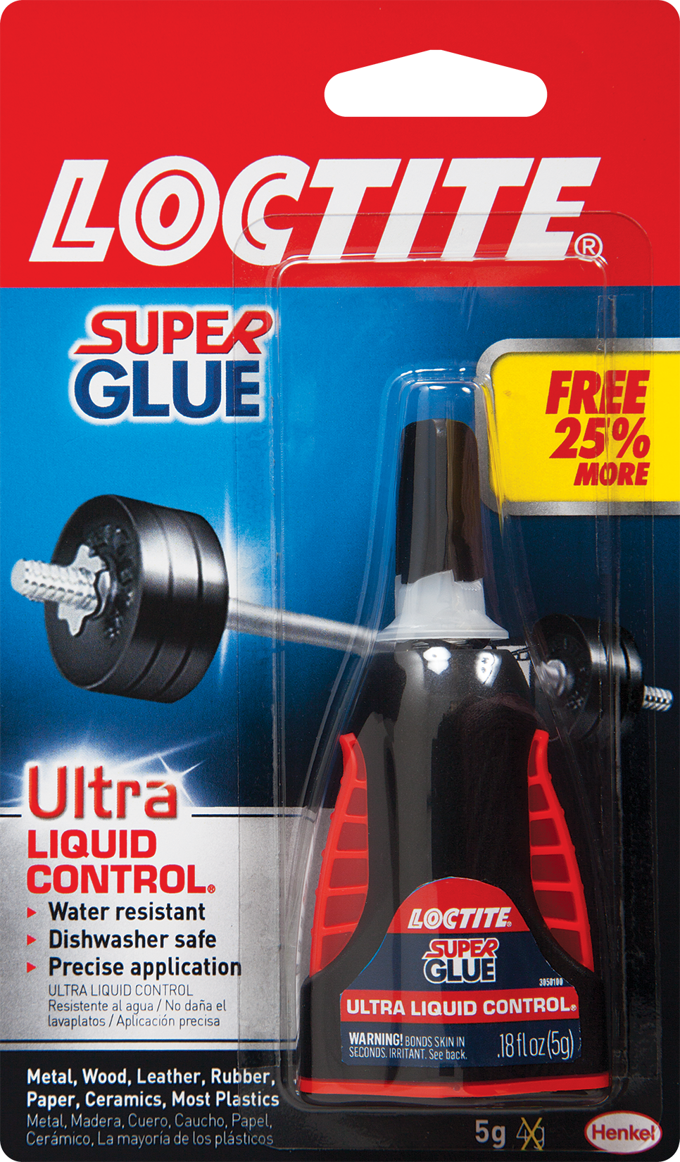 Loctite Super Glue 0.14 oz. Ultra Liquid Clear Control Applicator