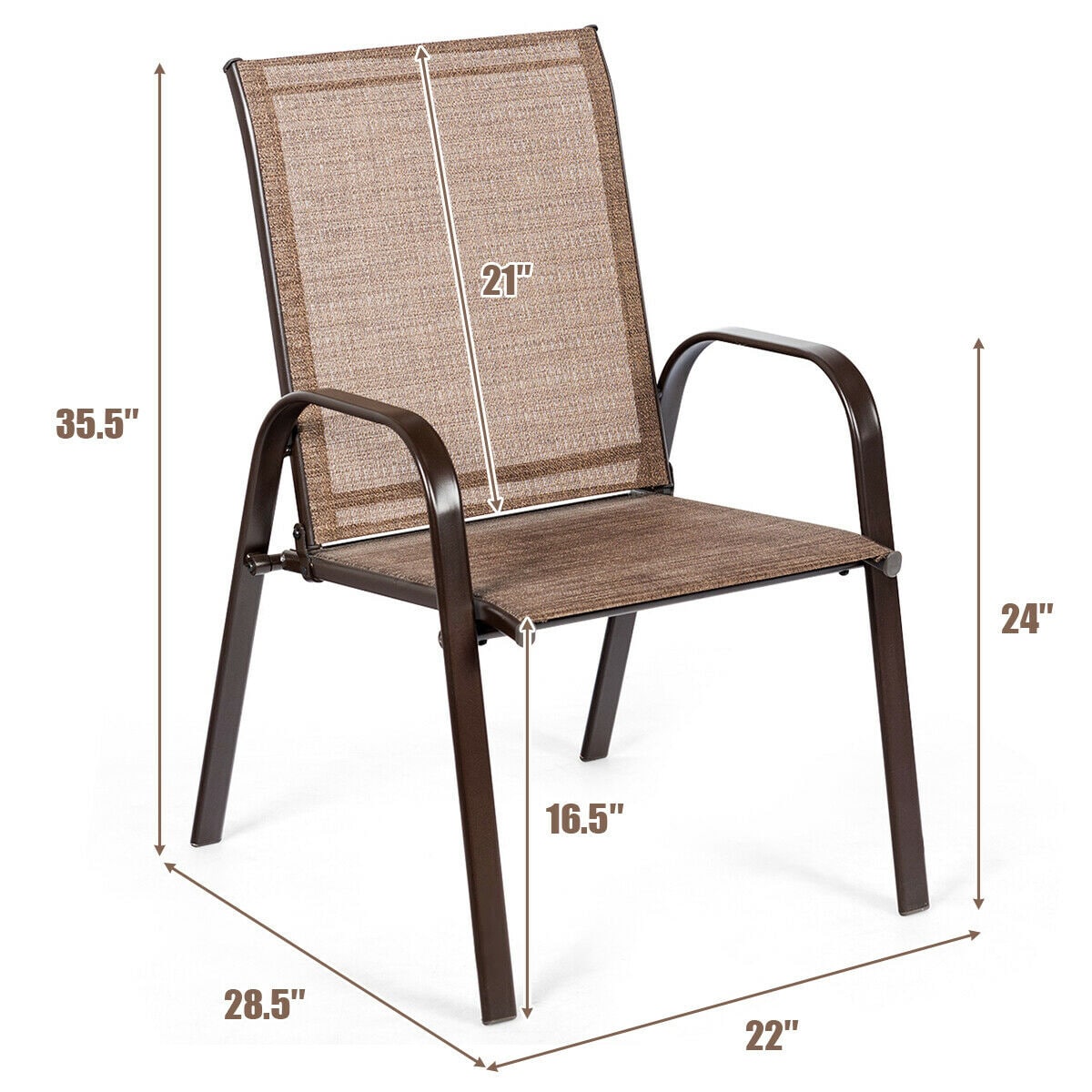 Forclover HYFE-70270GR2 Patio-Chairs - View #3