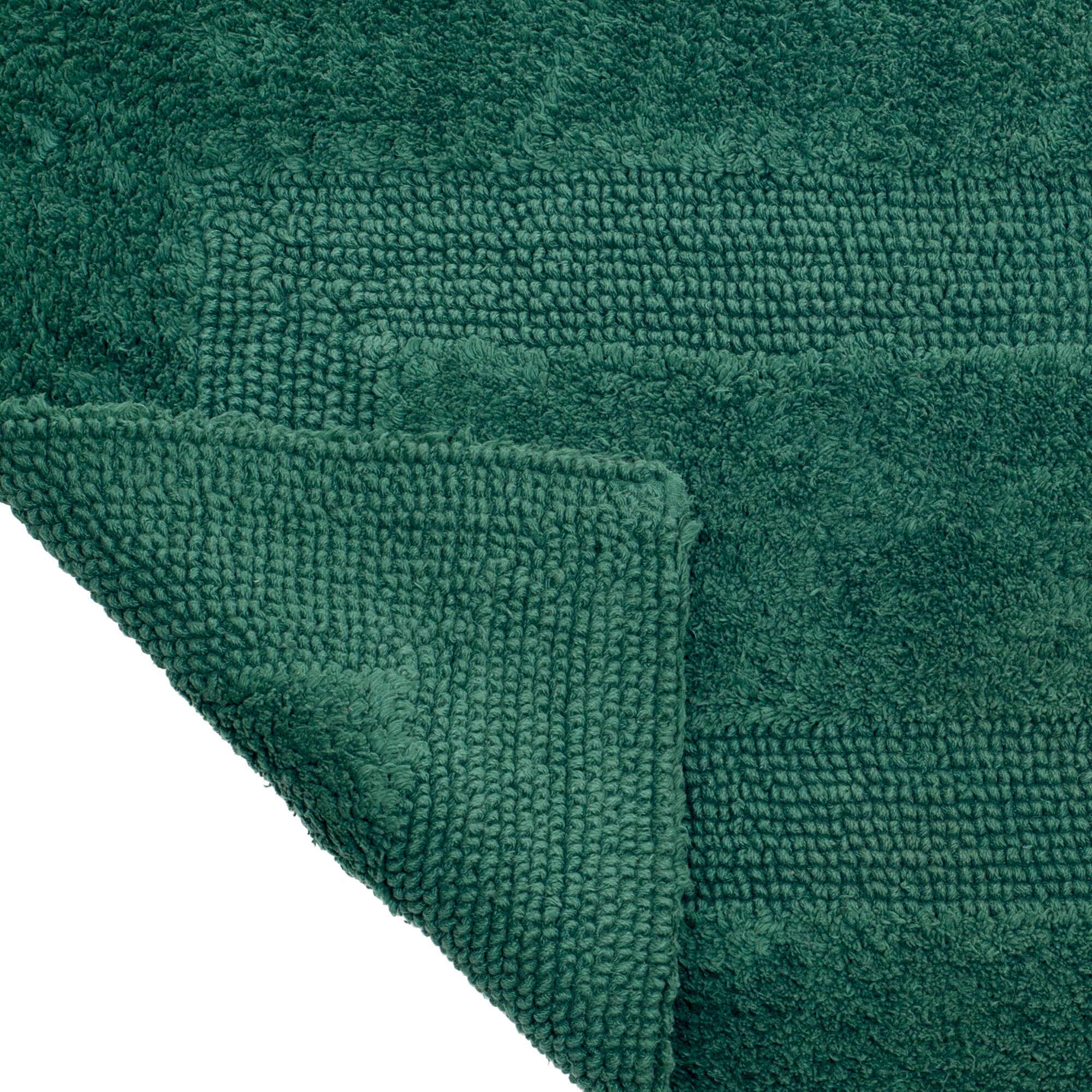 Hastings Home Bathroom Mats 22-in x 35-in Green Cotton Bath Mat in the Bathroom  Rugs & Mats department at