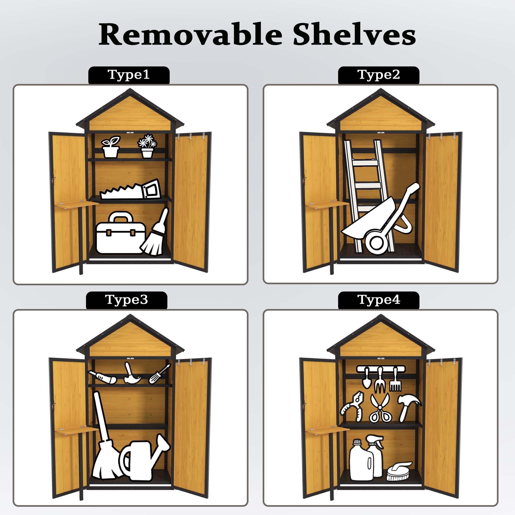 Iseryn HG850S Wood-Storage-Buildings - View #7
