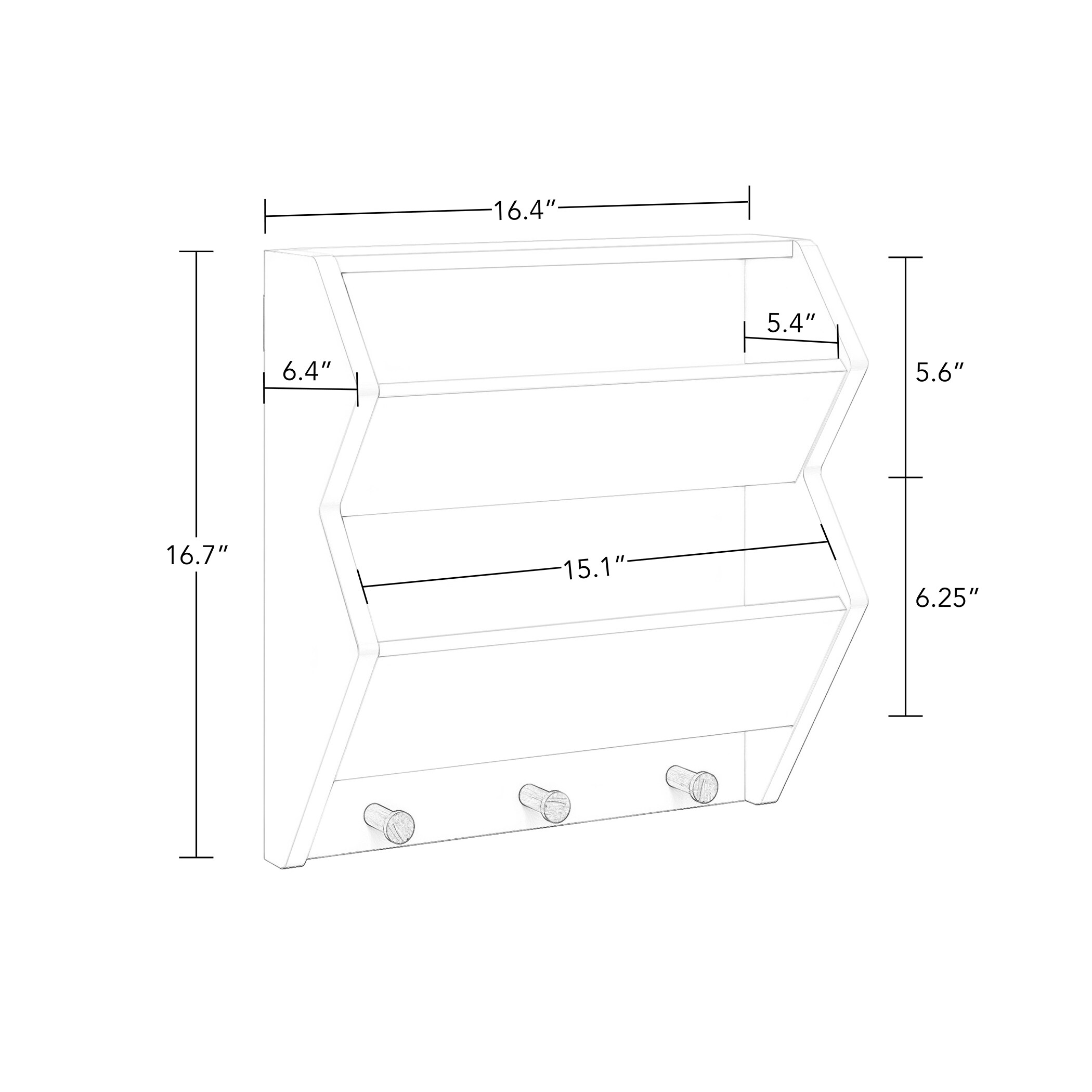 RiverRidge 02-257 Wall-Mounted-Shelving - View #6