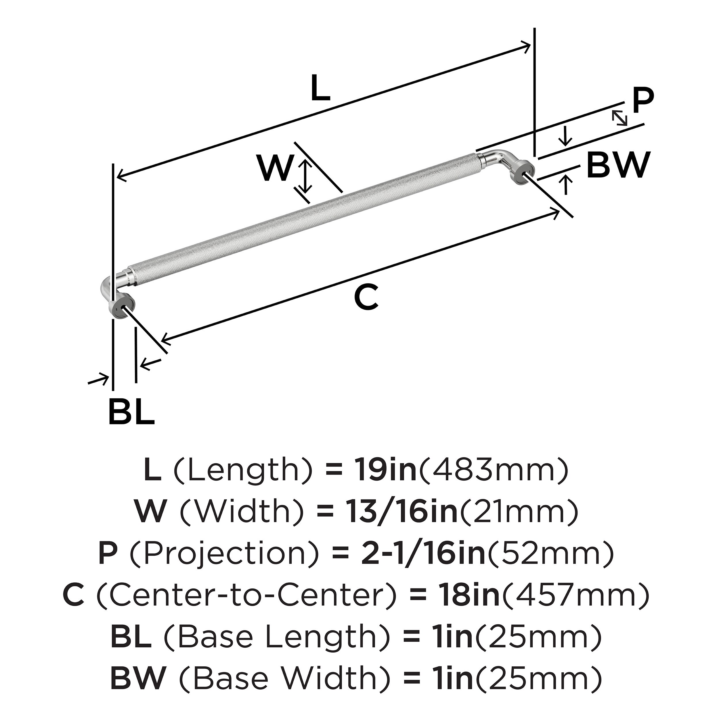 Amerock BP3769026 Cabinet-Pulls - View #4