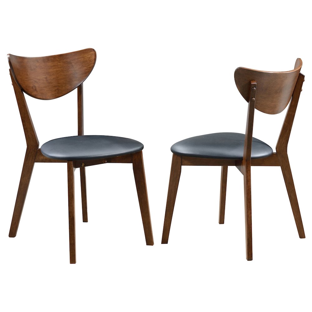 FurniFact - Wood Dining Chairs - Elegant Kitchen Chairs Set of 2 for Dining Table