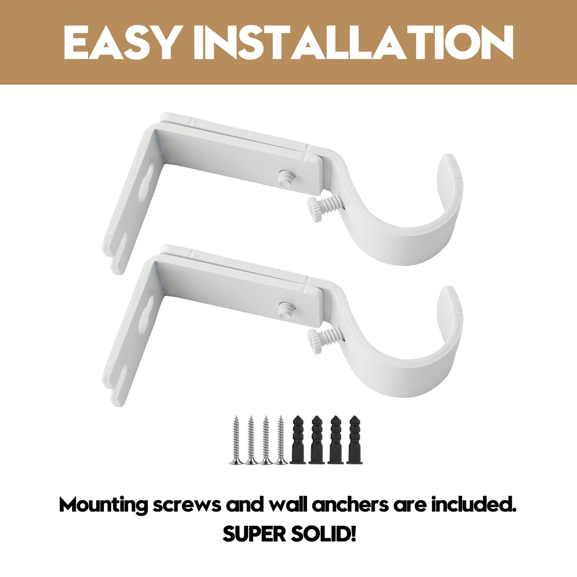 Numhew NHBEN383179 Curtain-Brackets - View #4