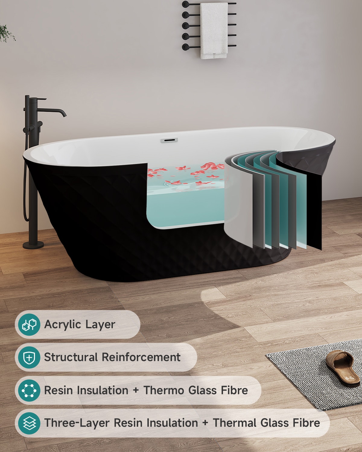 WELLFOR MB-K1613P209651 bathtubs - View #7