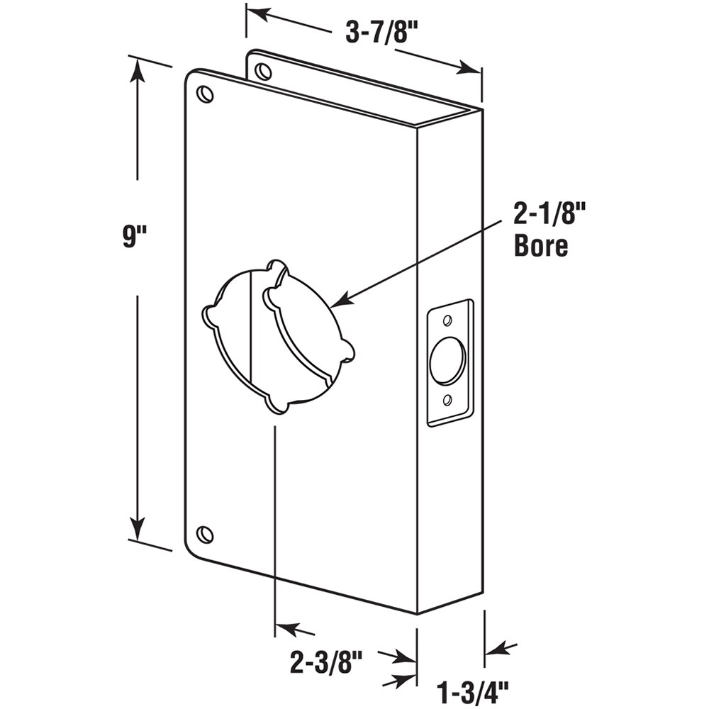 Prime-Line MP9541 Entry-Door-Reinforcers - View #2