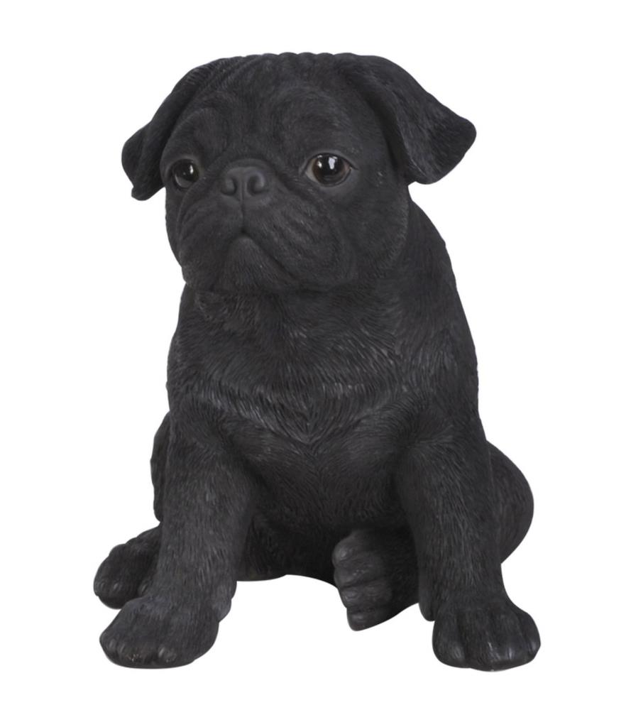 Hi-Line Gift 87771-U 7.5-Inches H x 5.75-Inches W Black Animal Garden Statue
