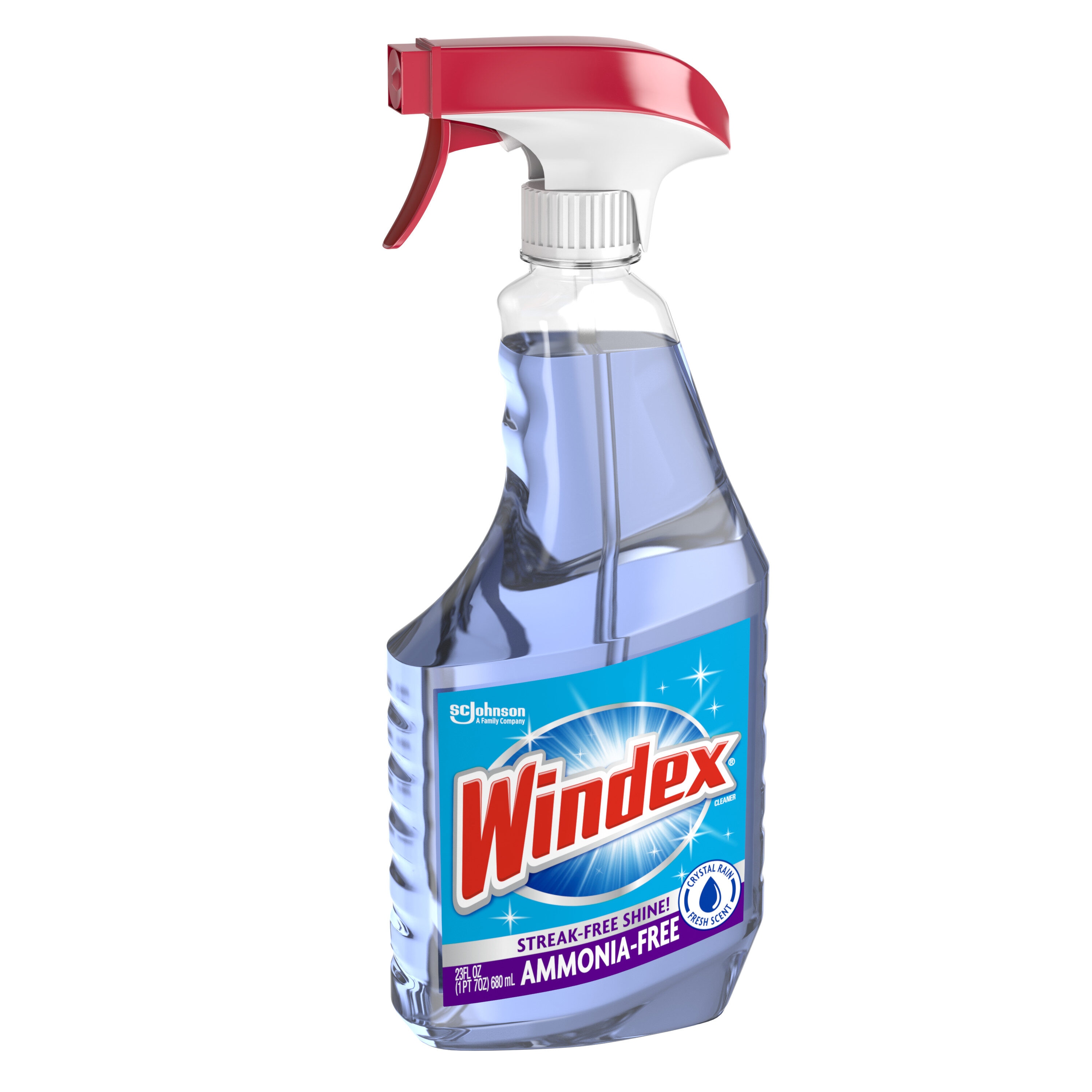Windex Glass Cleaner On A White Background Stock Photo - Download