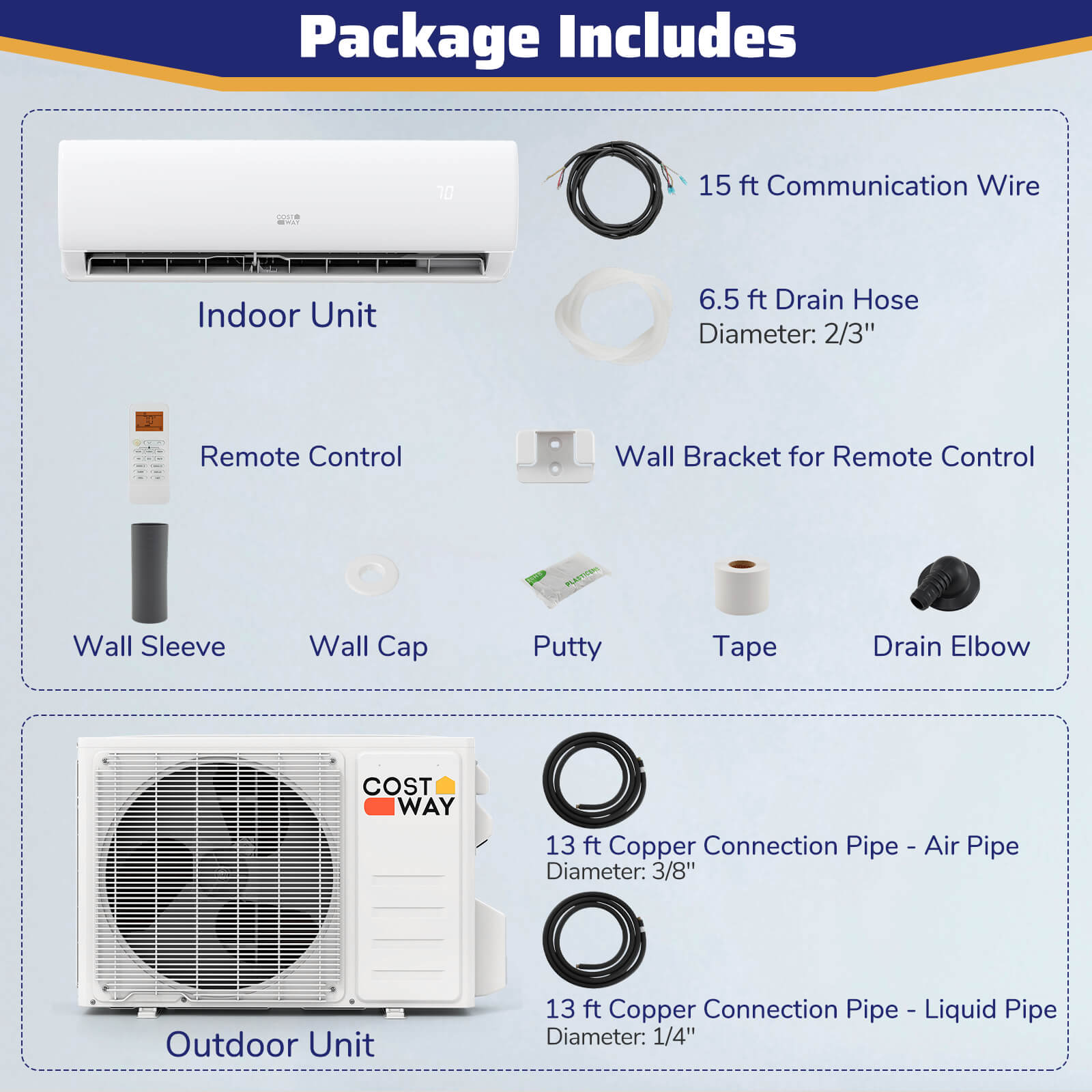 Costway CSHY001507 Ductless-Mini-Splits - View #10