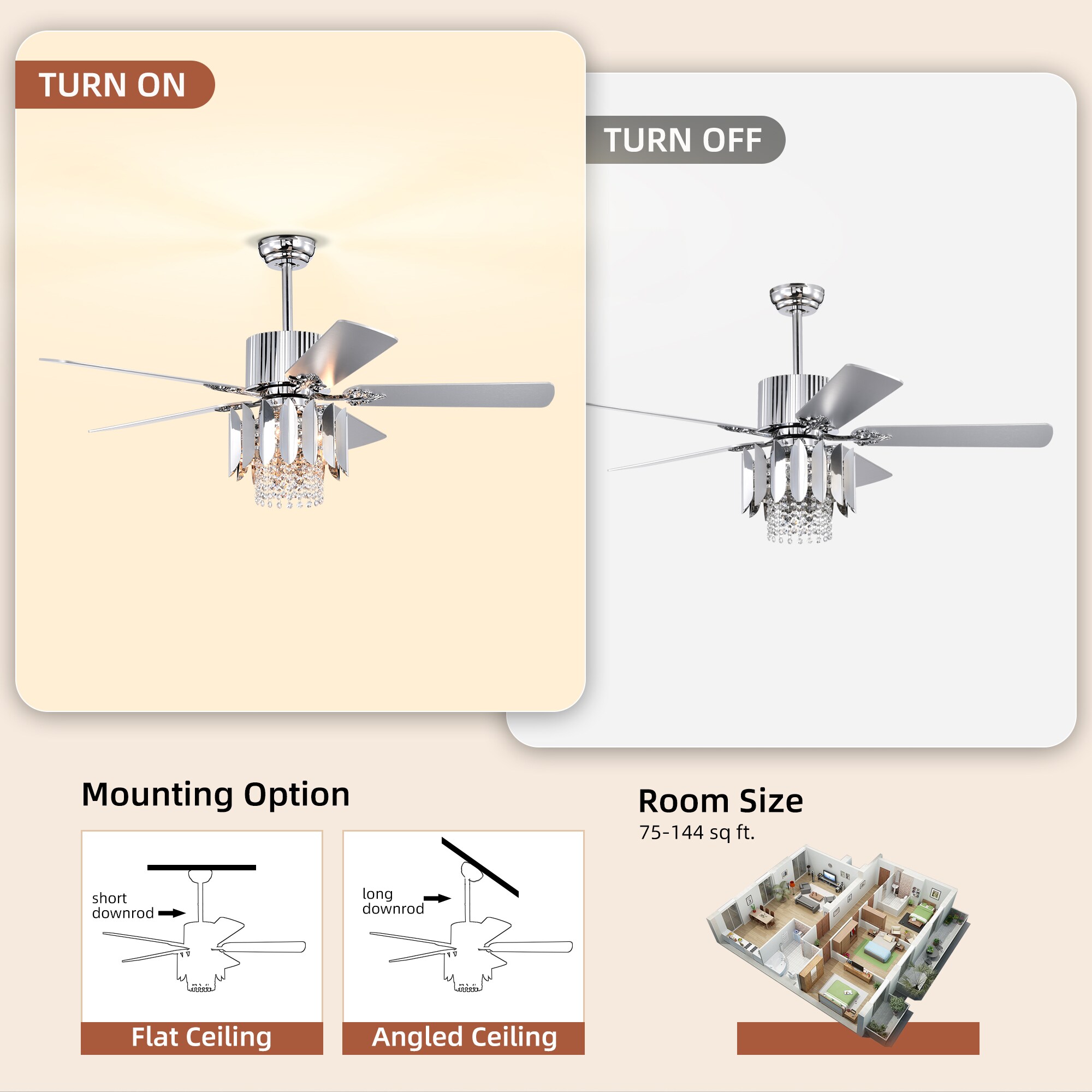 Flynama YC-L-39964 Ceiling-Fans - View #7
