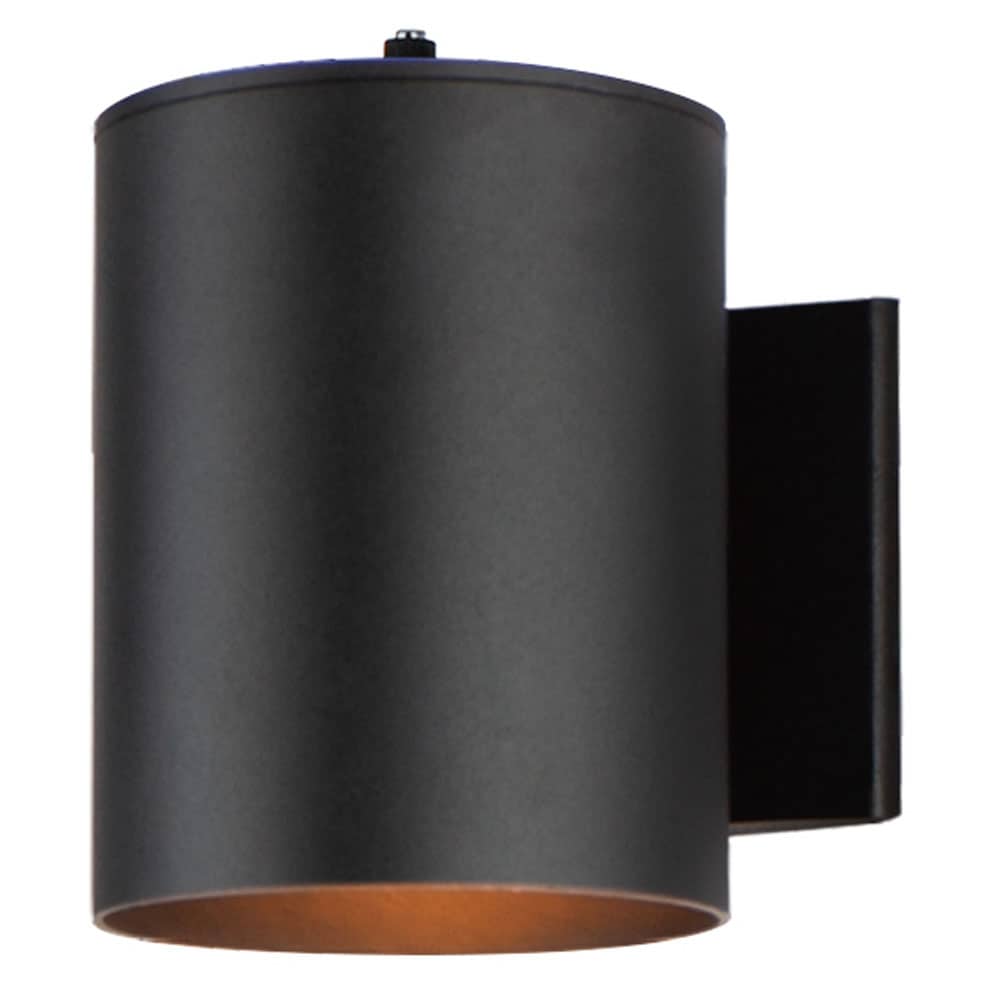 Maxim Lighting 26106BK/PHC Outpost 1 -Light 7.5-in H Matte Black Hardwired Dark Sky Outdoor Wall Light