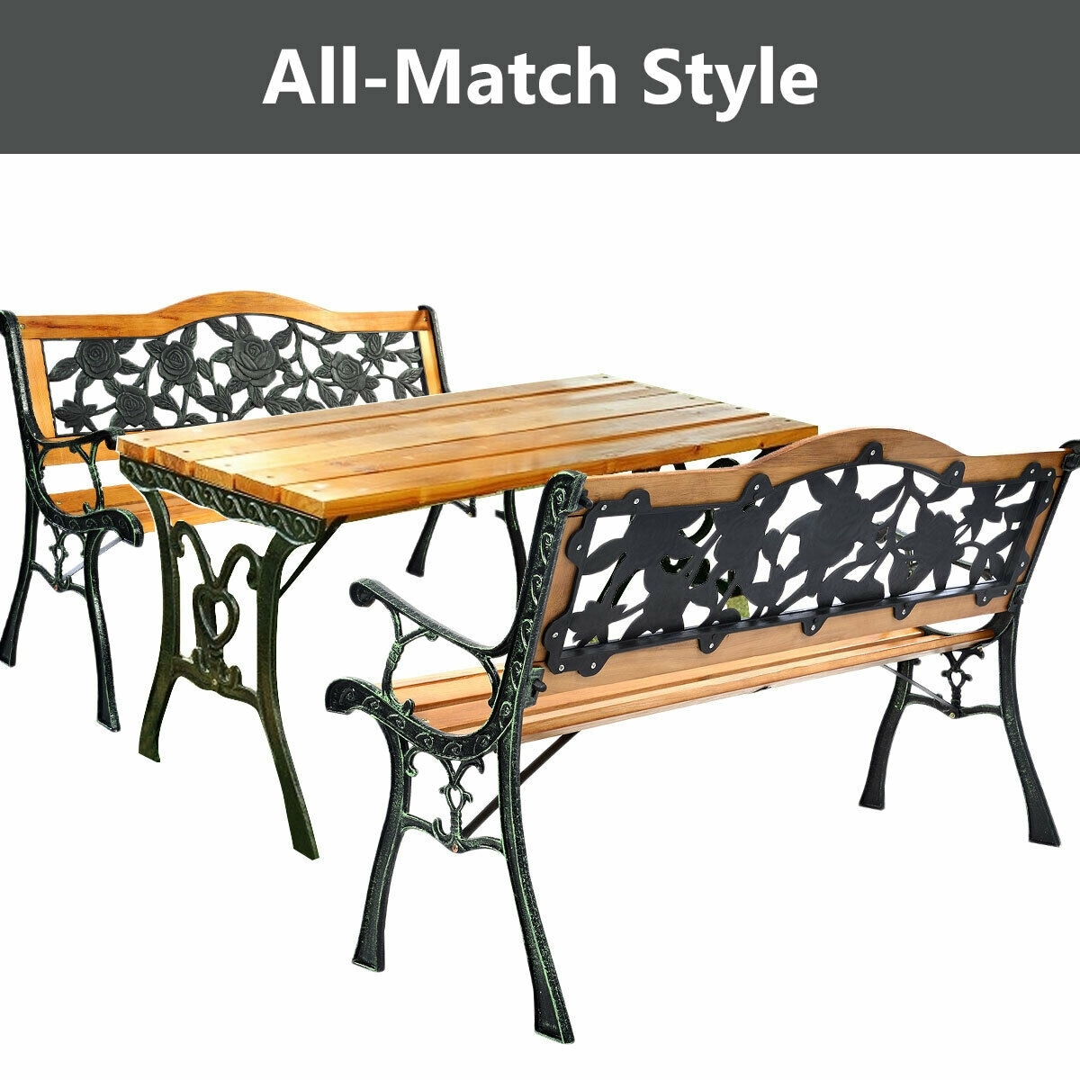 Forclover HYFE-2785PK Commercial-Benches - View #3
