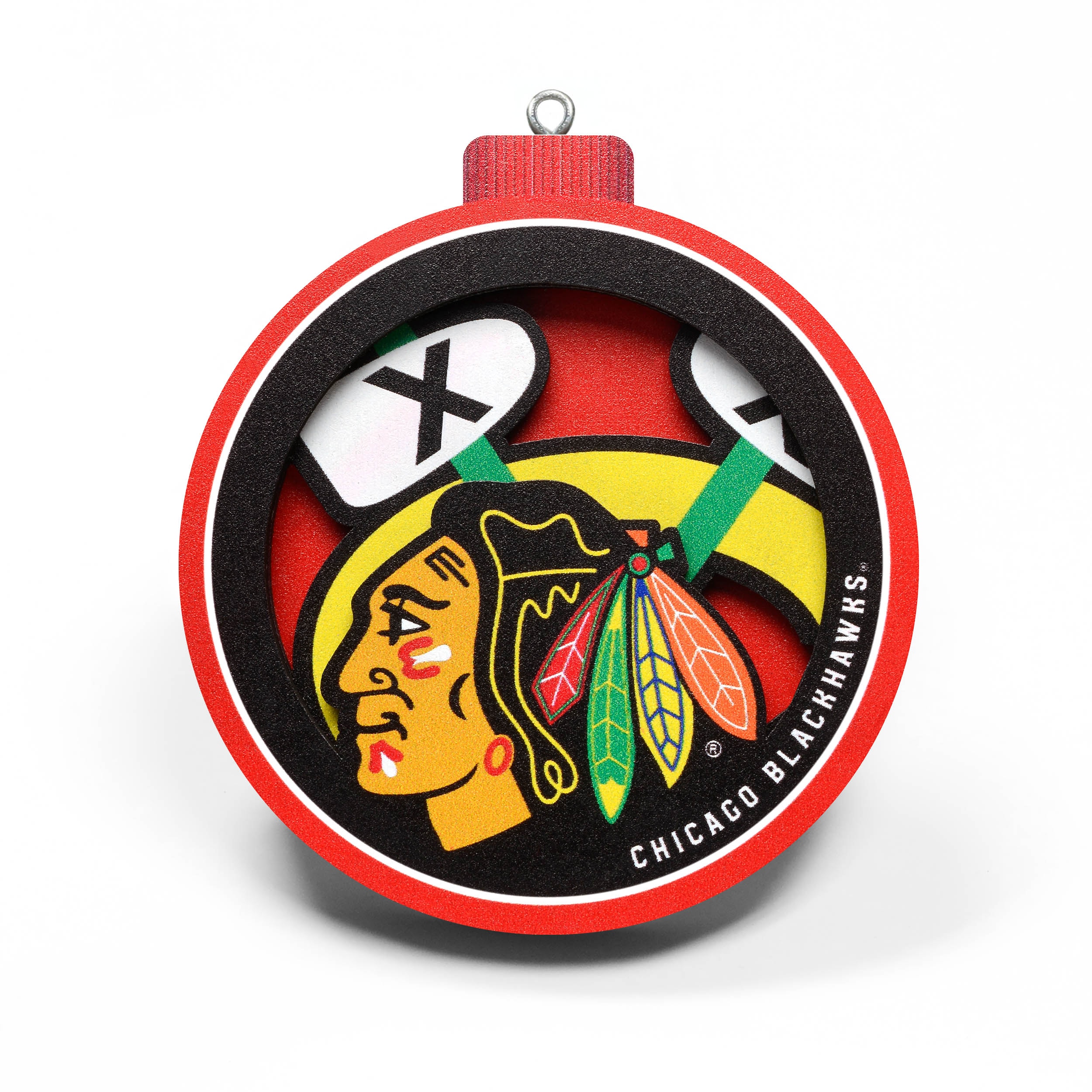 Sportula 8499160 Chicago Blackhawks Multiple colors/finishes Sports Standard Indoor Ornament Shatterproof