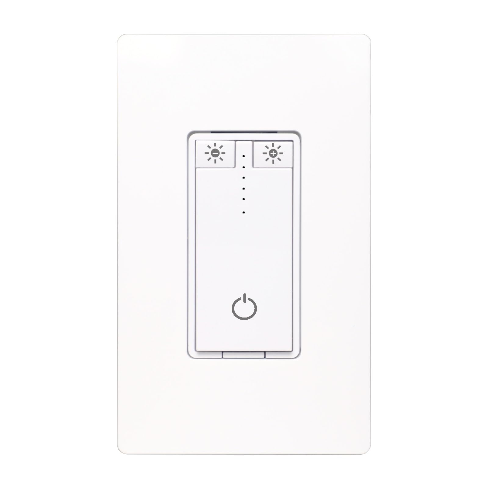 AKSCYZM  Smart Dimmer Switch Single Pole WiFi Light Switch Compatible with Alexa Google Home Neutral Wire Required Dimmable for LED CFL Bulbs