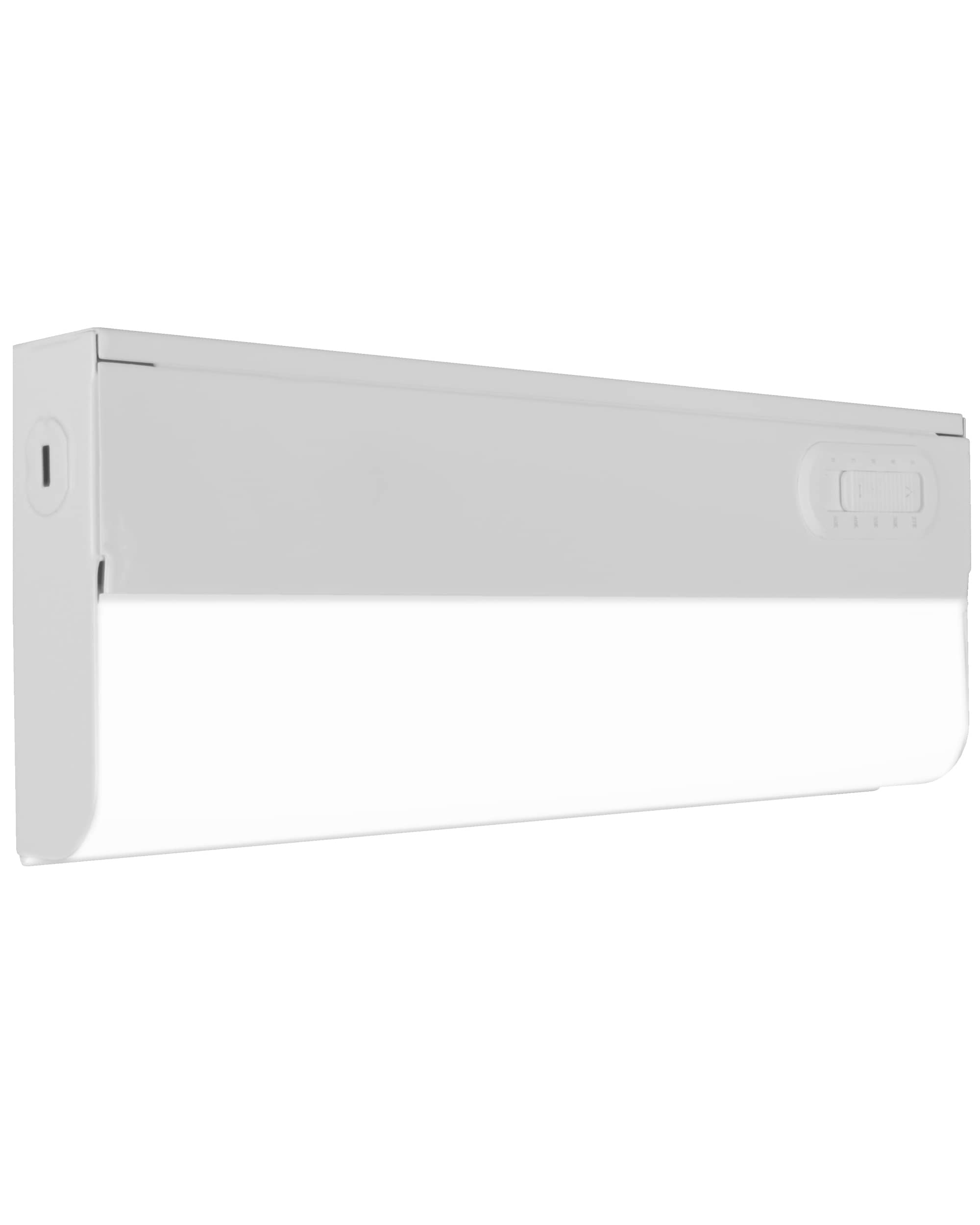 9-Inch White Adjustable LED Under Cabinet Light Bar