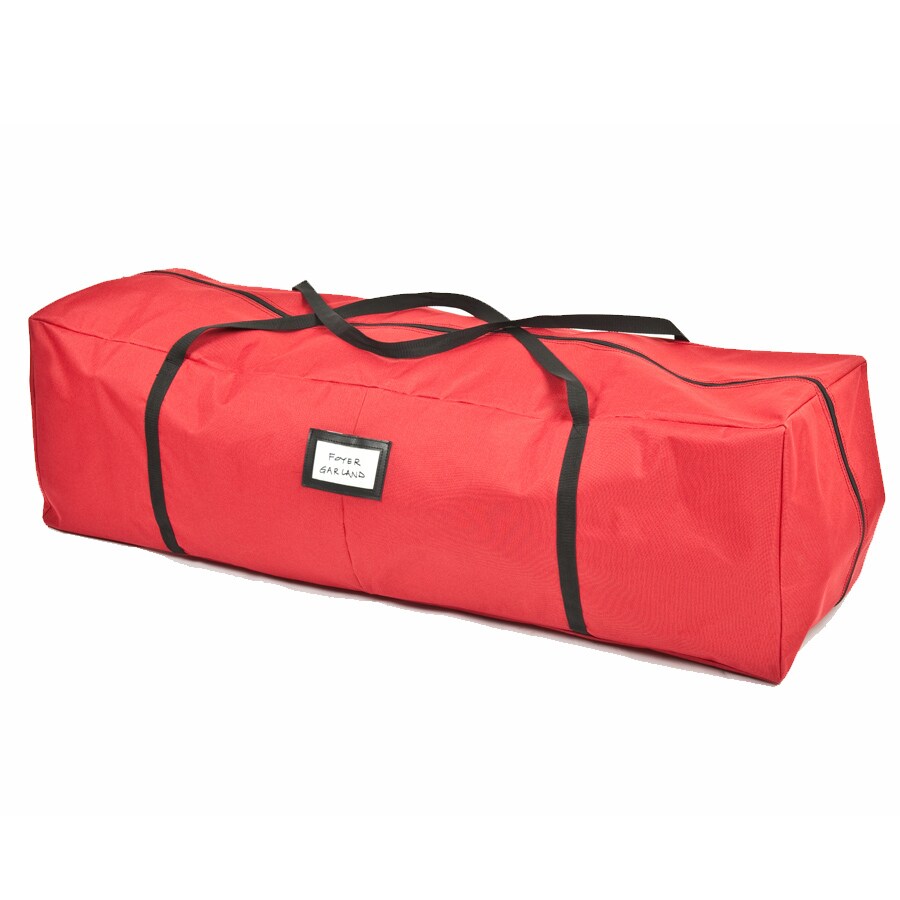 TreeKeeper SB-10197 14-in W x 48-in H Red Christmas Tree Storage Bag (For Tree Heights 3-ft-5-ft)