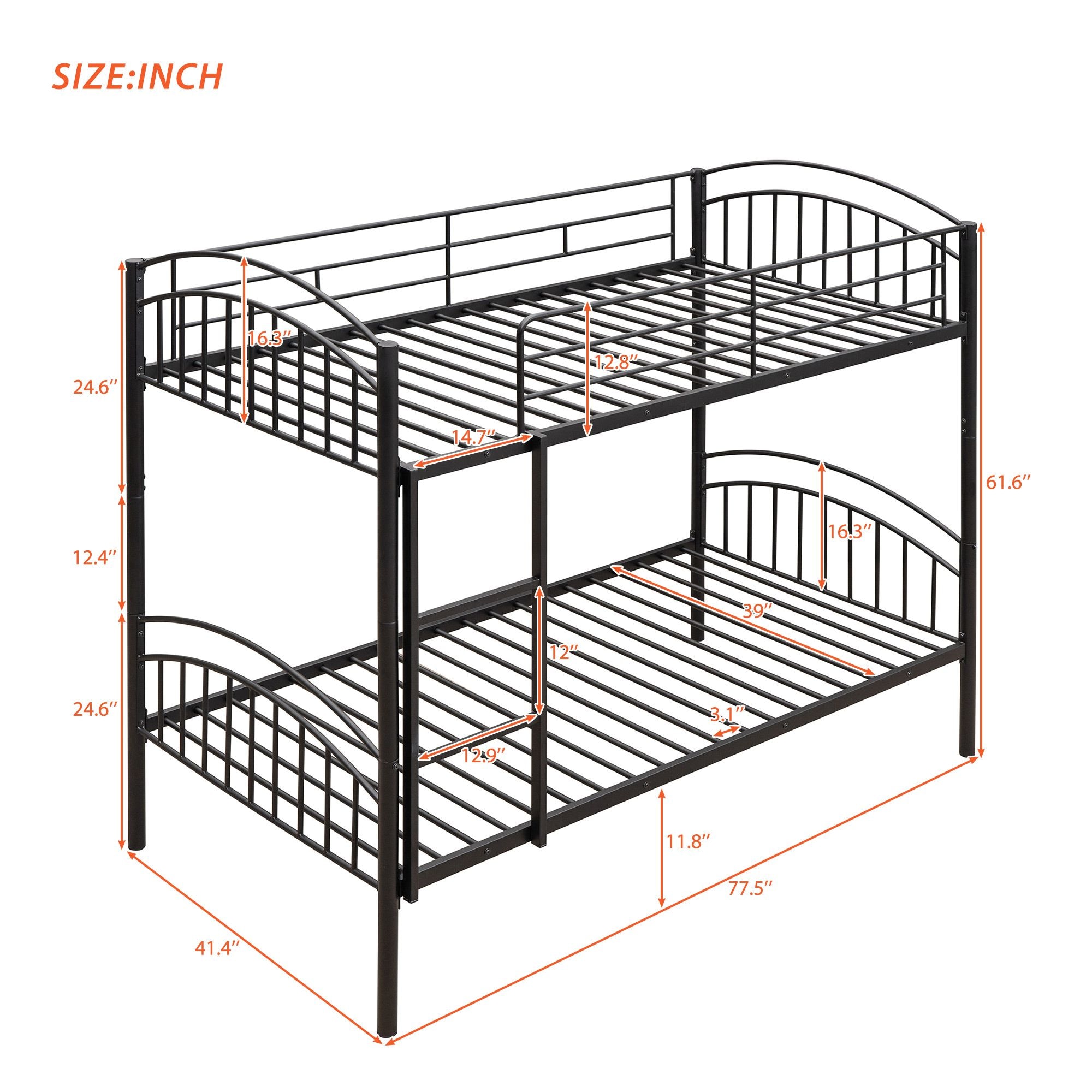 Yiekholo LL-1884AAB Bunk-Beds - View #4