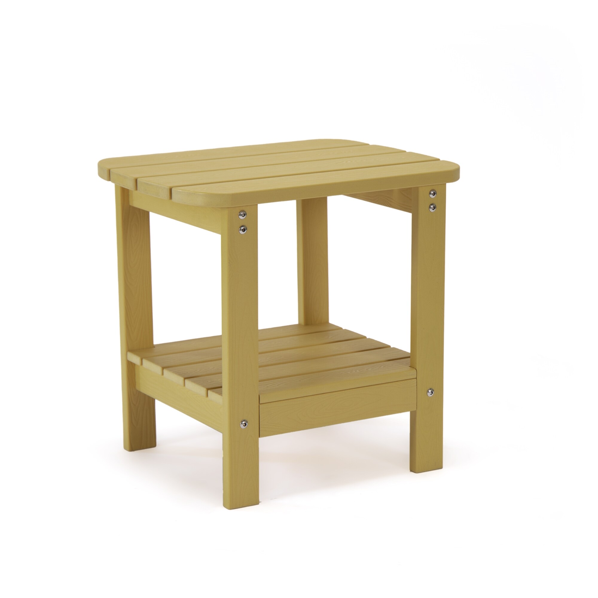 Inspired Home ST510-40YL-LS Keiry Rectangle Outdoor End Table 15-in W x 18.8-in L