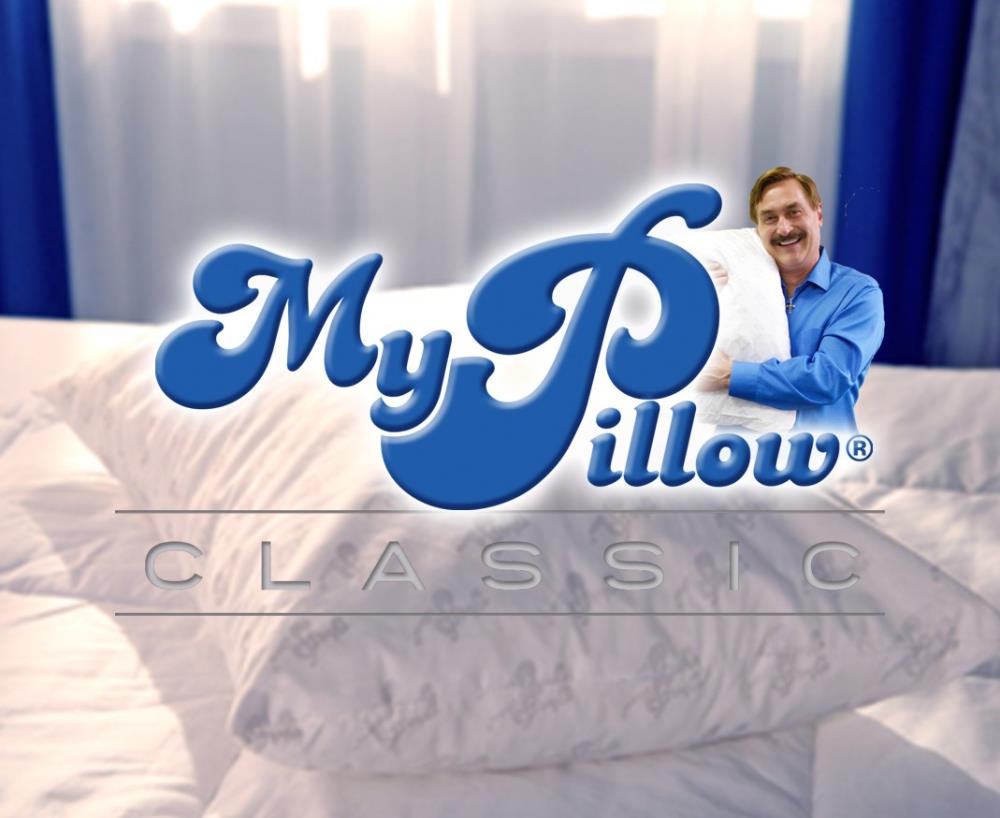MyPillow Standard Firm Fill Bed Pillow - White, Machine Washable