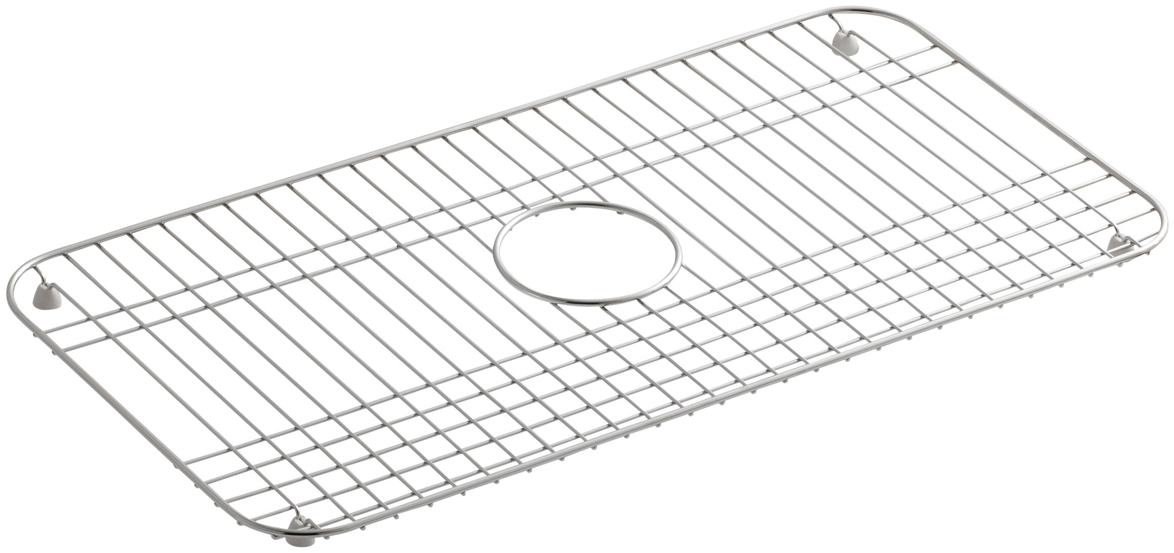 KOHLER Lyric X Center Drain Stainless Steel Sink Grid In The Sink Grids  Mats Department At