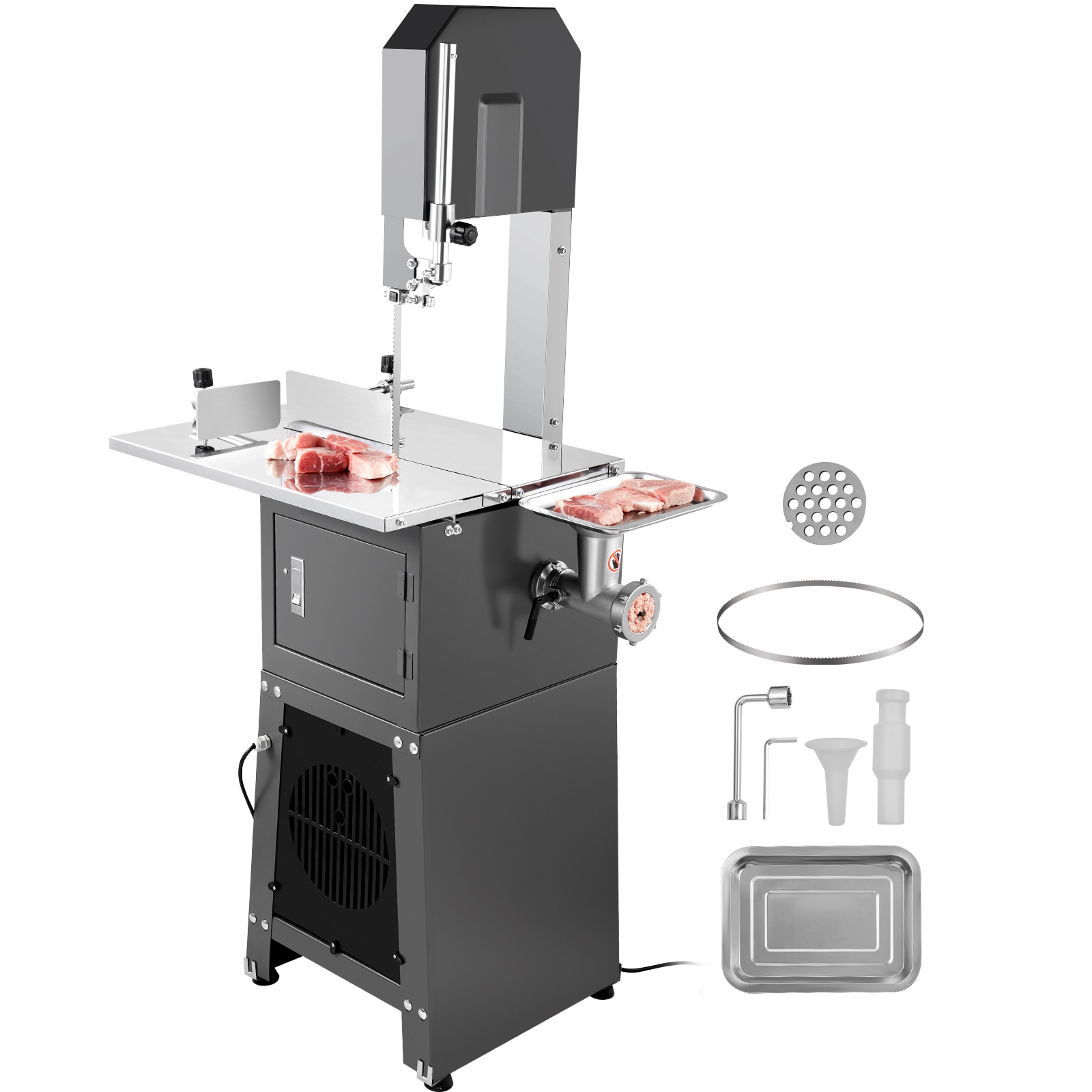 VEVOR SCJJSJGJ550W06237V1 Cold Rolled Steel Sheet 550W 7.09-IN Bone Saw Machine Plug-in Bone saw machine