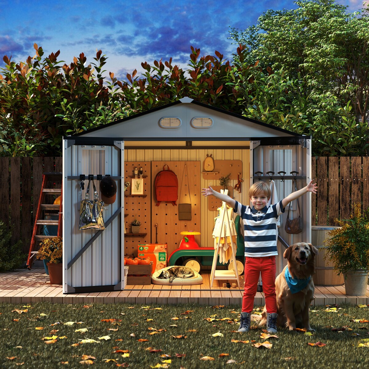 Streamdale Furniture W1598S00037 Metal-Storage-Buildings-Sheds - View #8