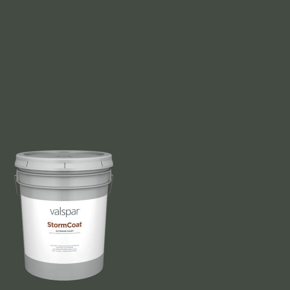 Valspar 6011-5-148837 Storm Coat Semi-gloss Aged Pine 6011-5 Latex Exterior ( 5-gallon )