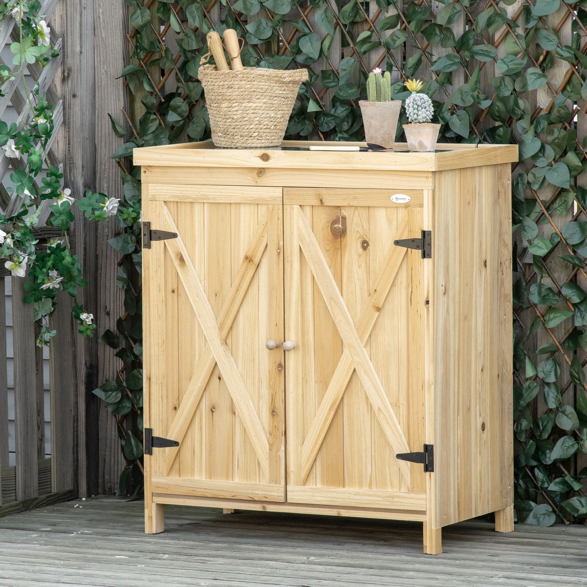 Iseryn HG85P81886 2.4-ft x 1.25-ft Wood Outdoor Storage Shed